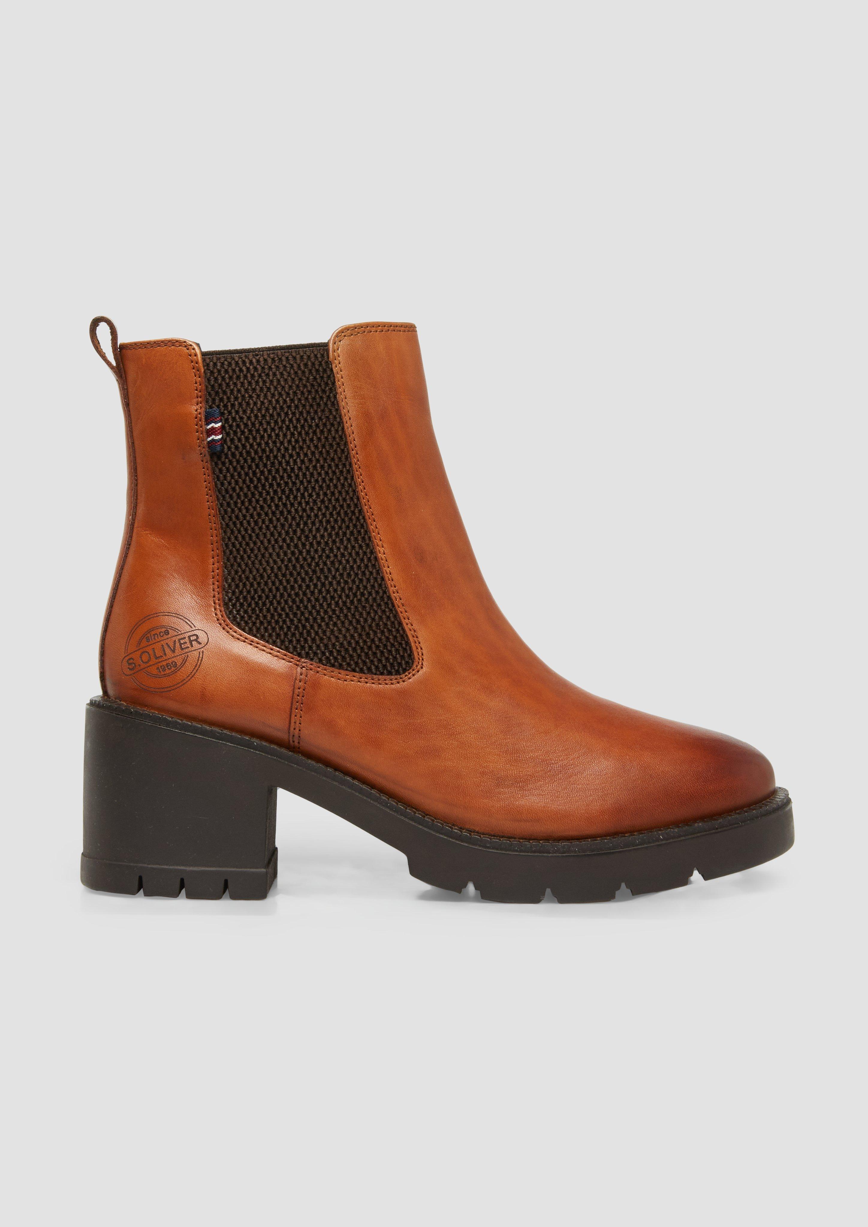 S.Oliver Chelsea-Boots aus Leder