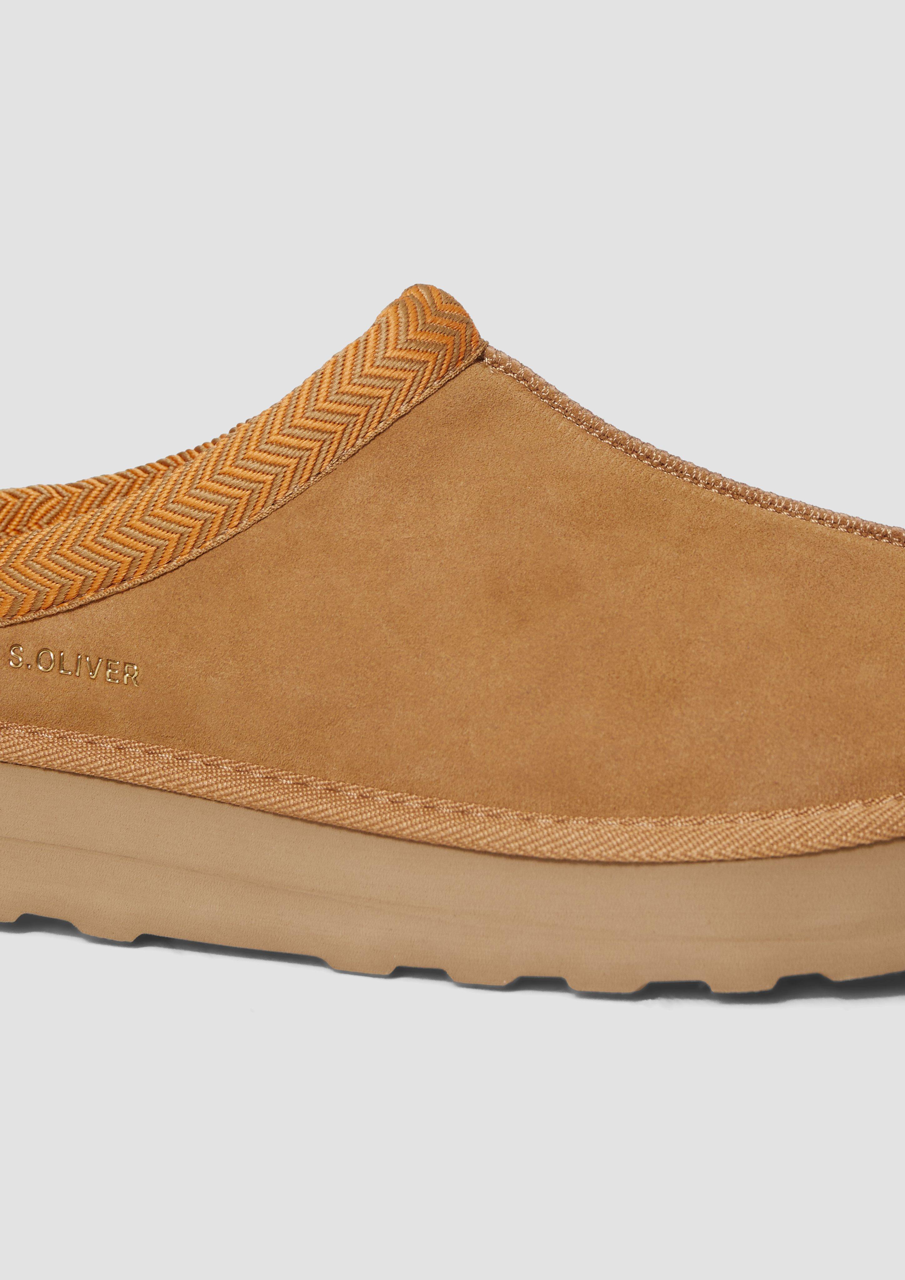 s.Oliver Pantoletten aus Leder