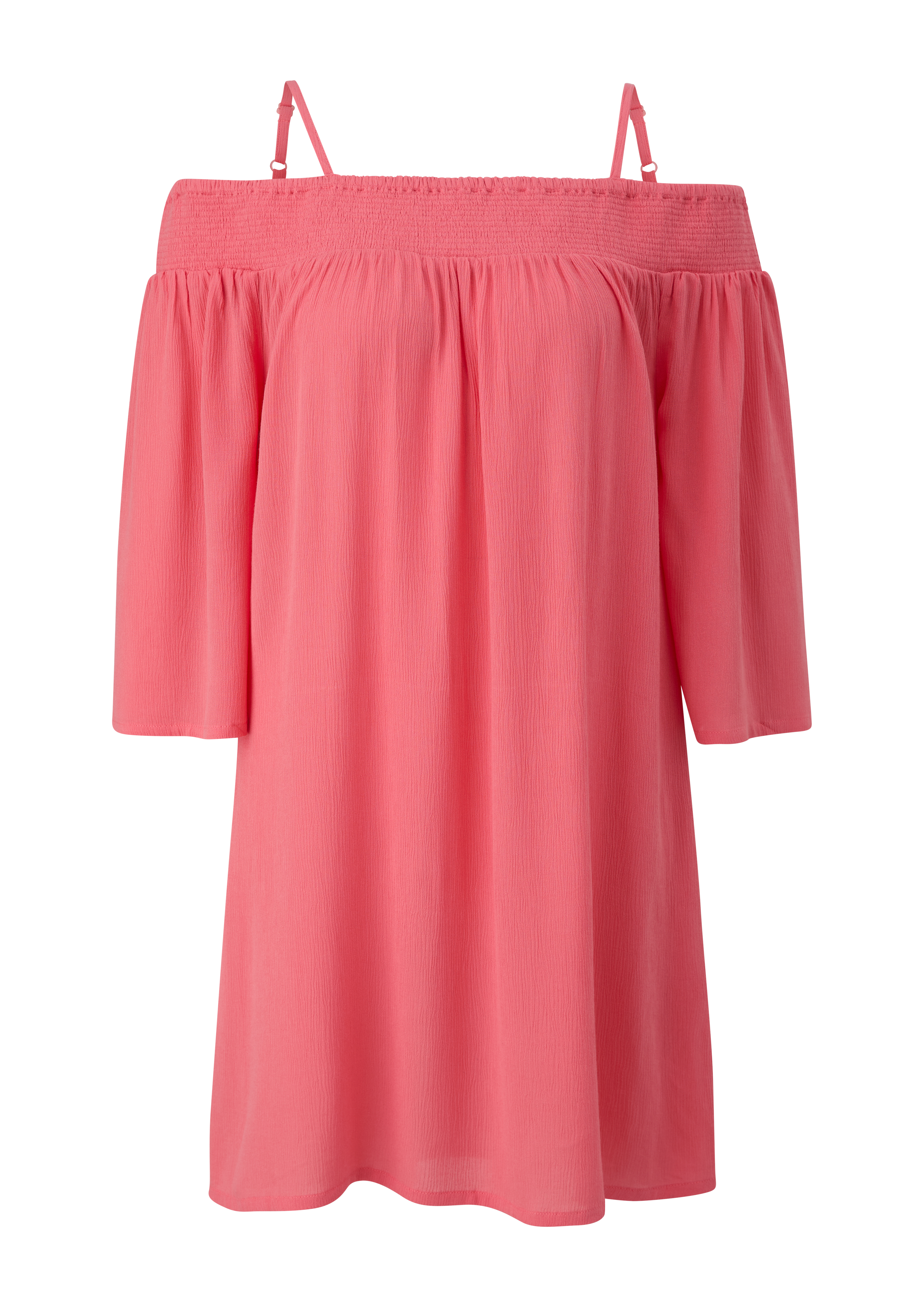 s.Oliver Schulterfreies Strandkleid aus Viskose 6009459.4575.34