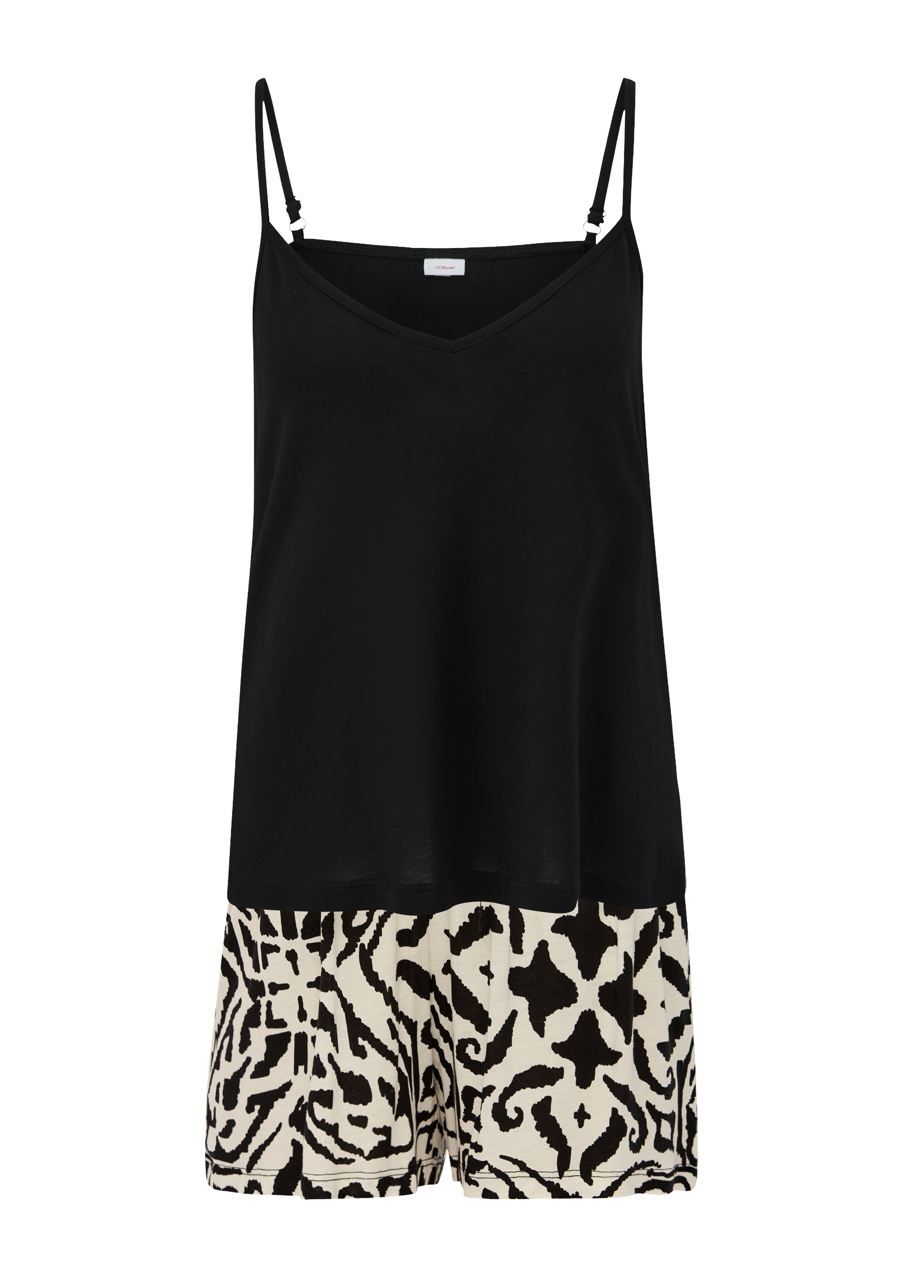Korte pyjama met print