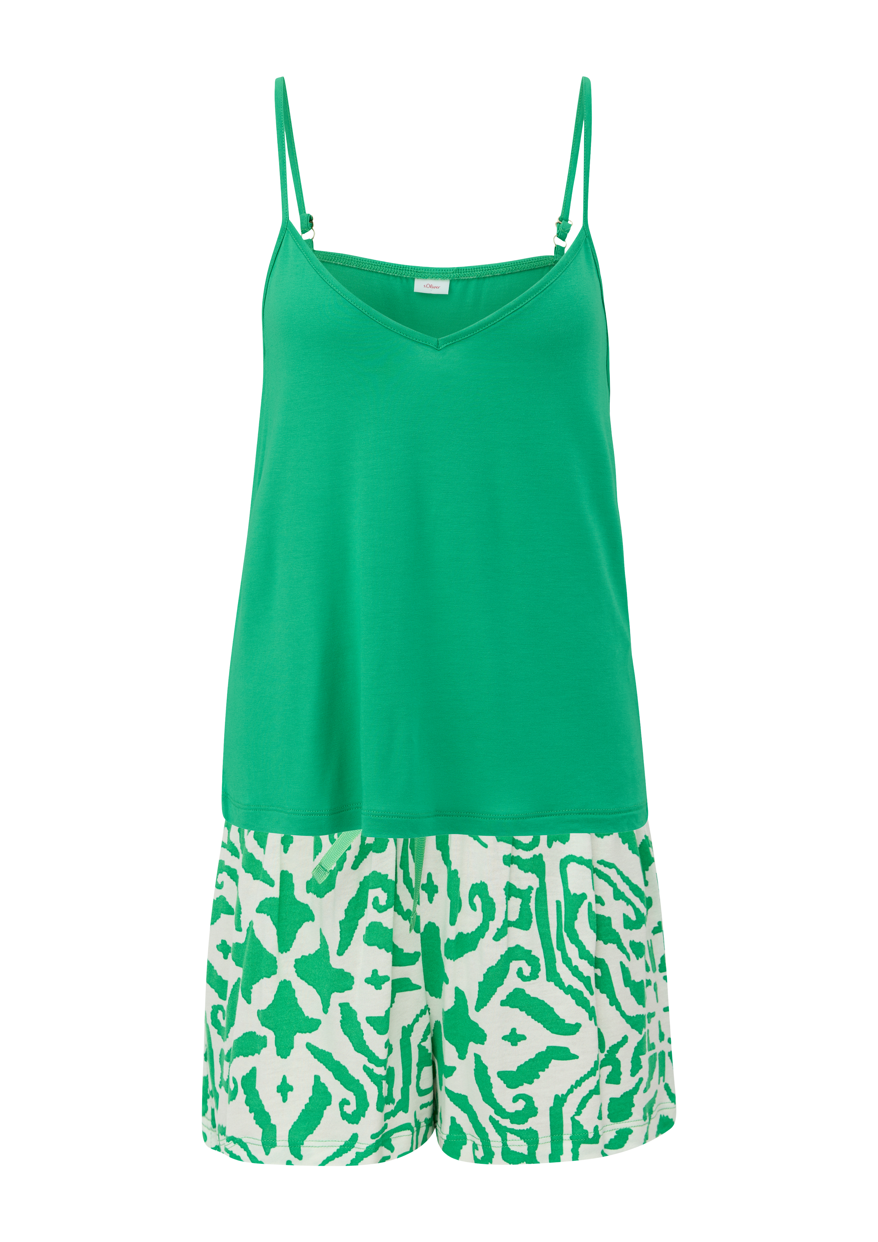Korte pyjama met print