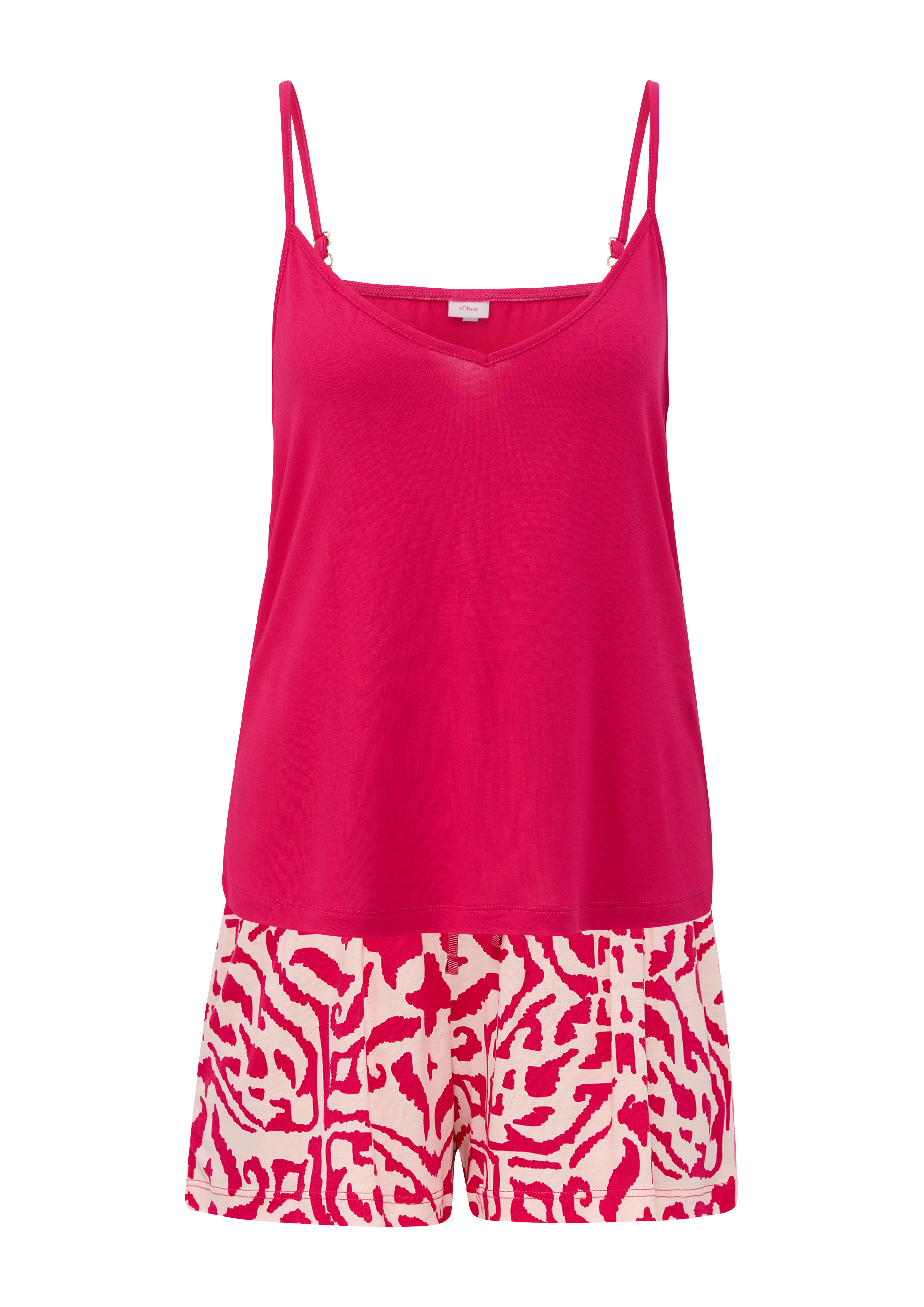 Korte pyjama met print