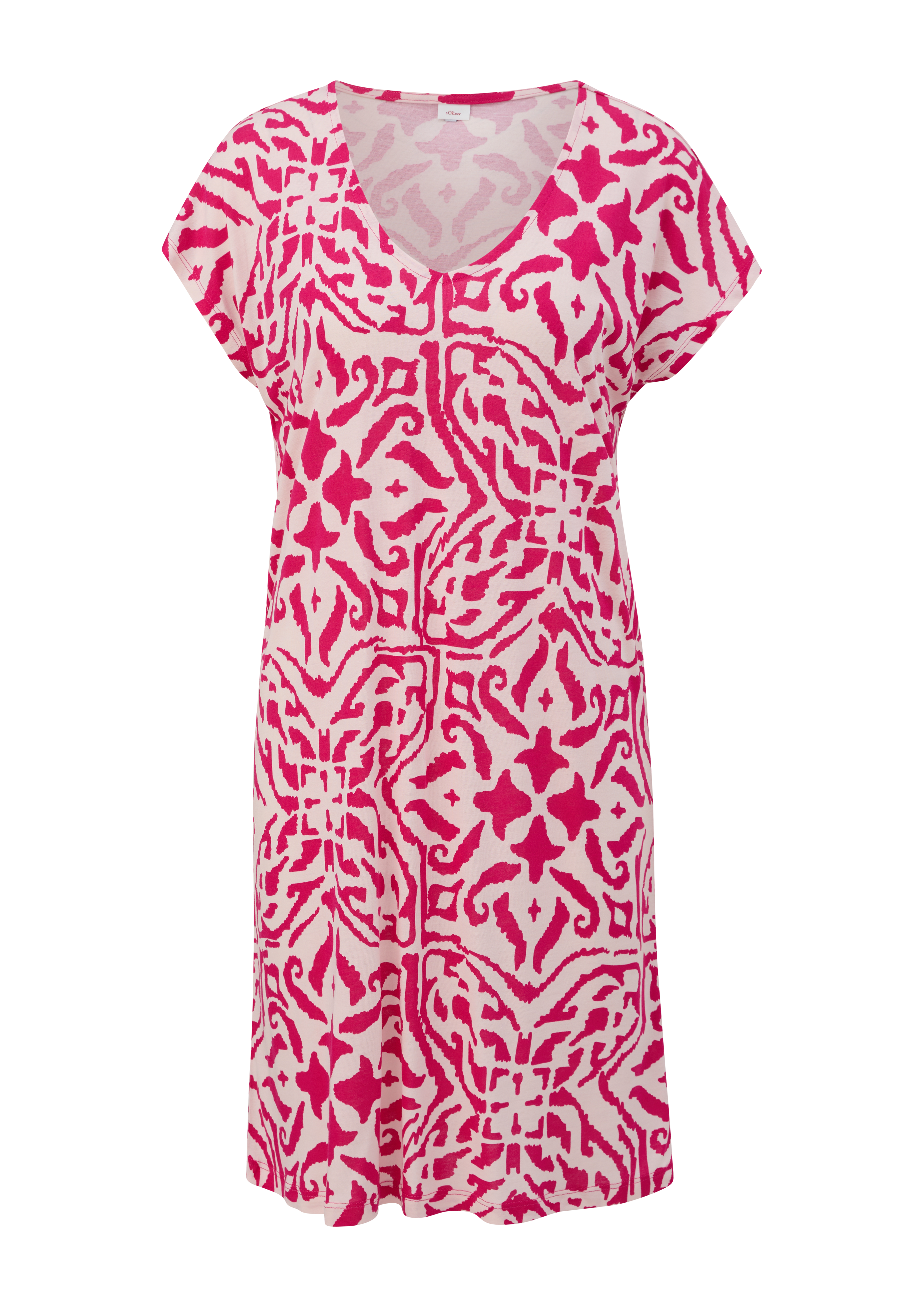Nachthemd van zuivere viscose