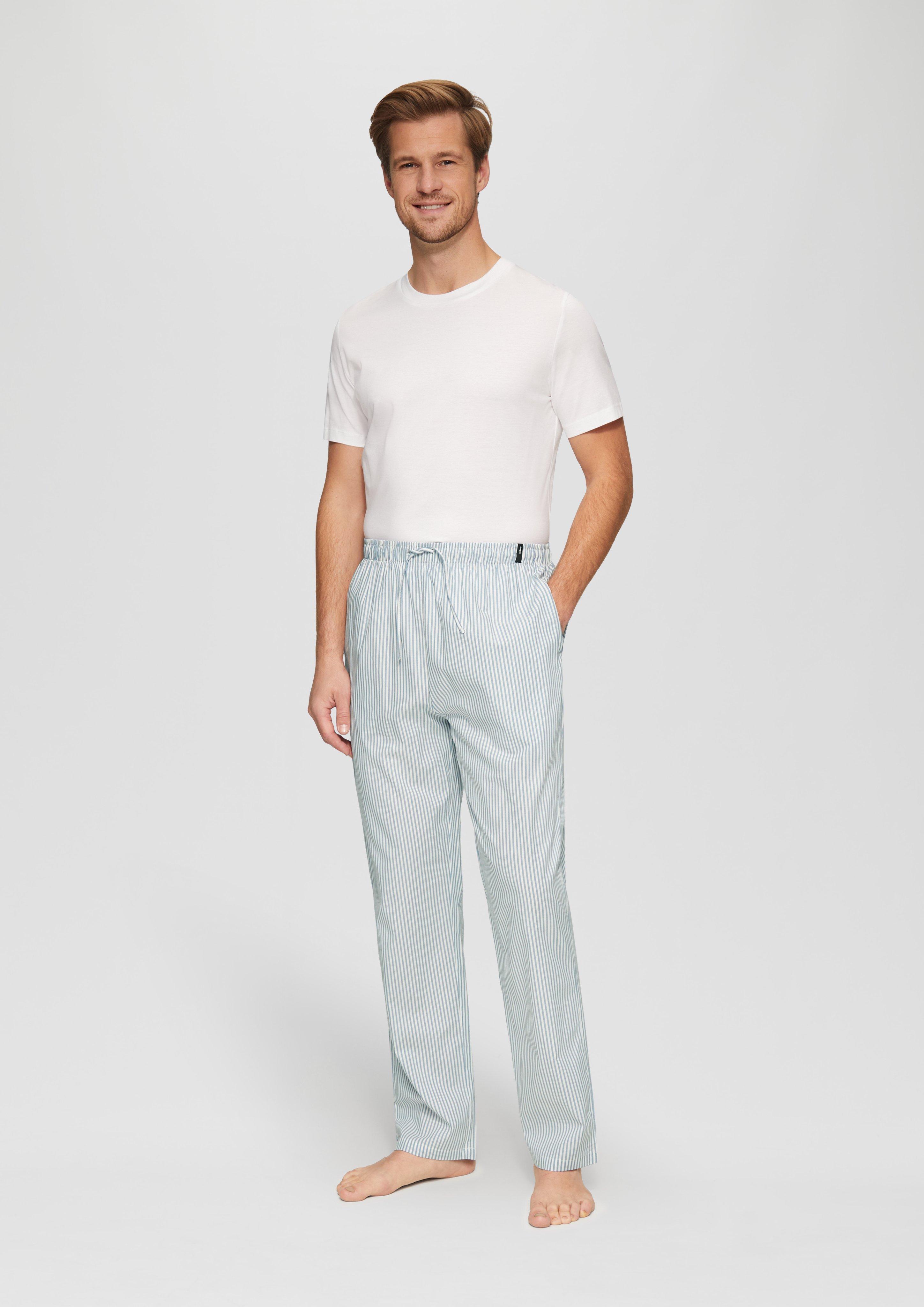 S.Oliver Pyjama-Hose aus reiner Baumwolle