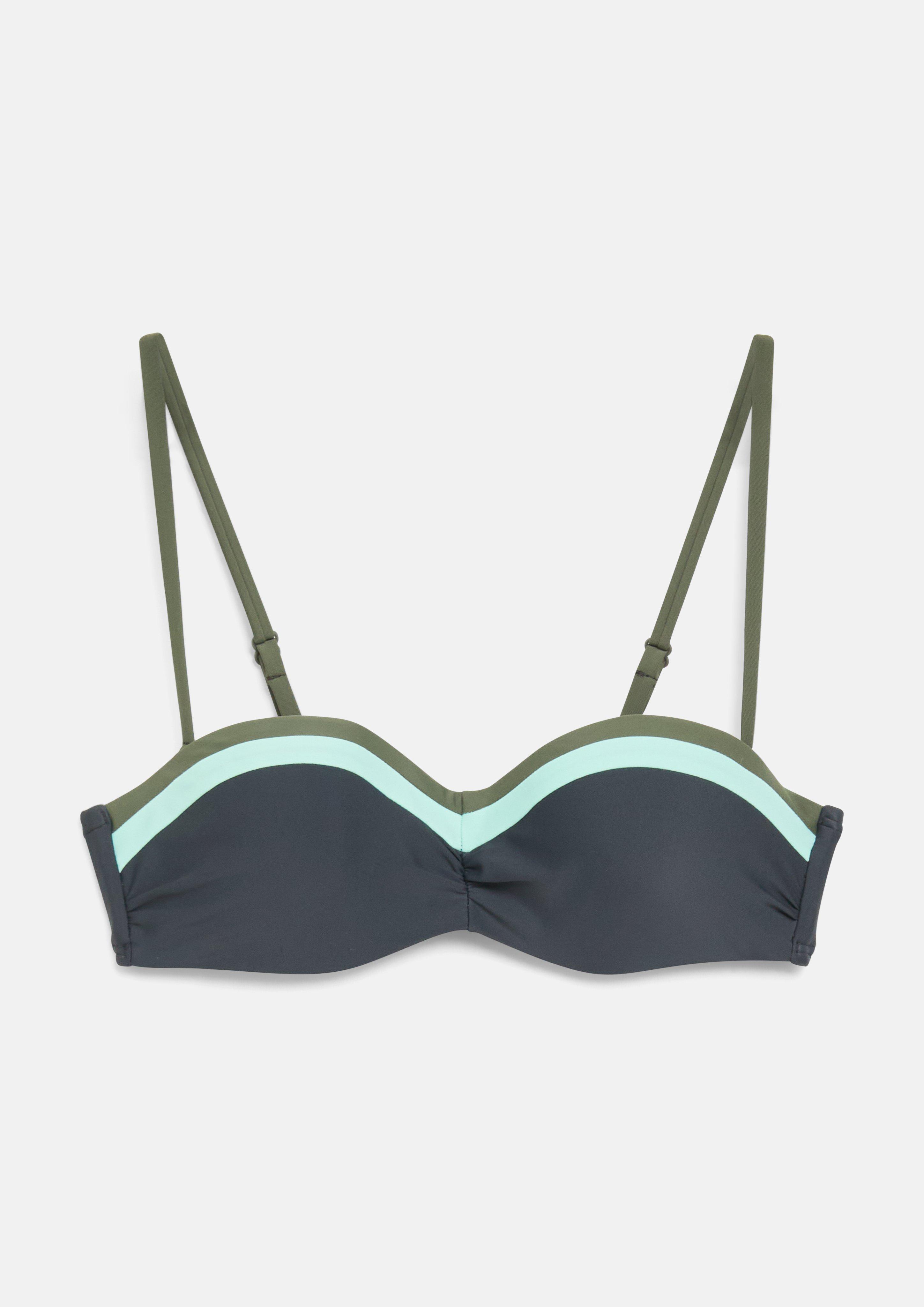 Damen Neckholder-Bikini-Top in Colour-Blocking-Optik in  von s.Oliver