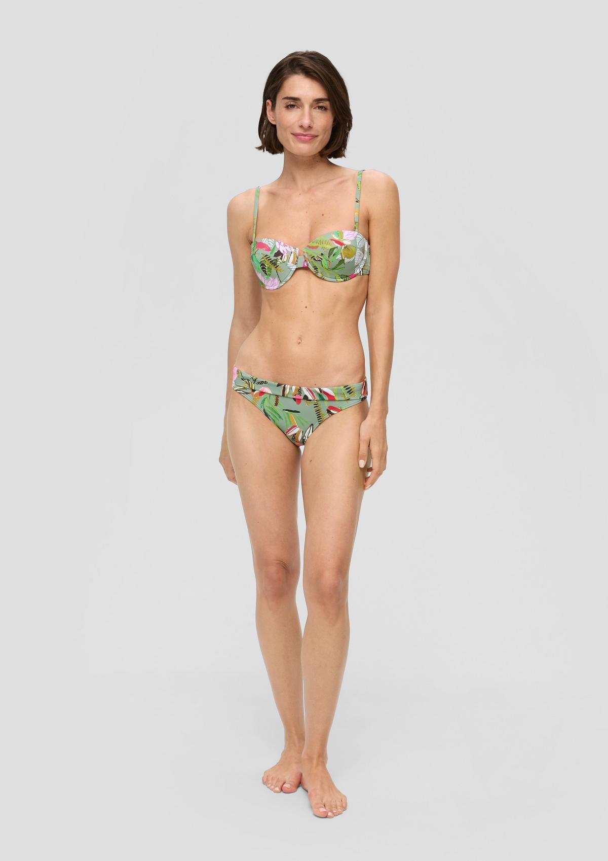 s.Oliver Haut de bikini à armatures et motif à fleurs