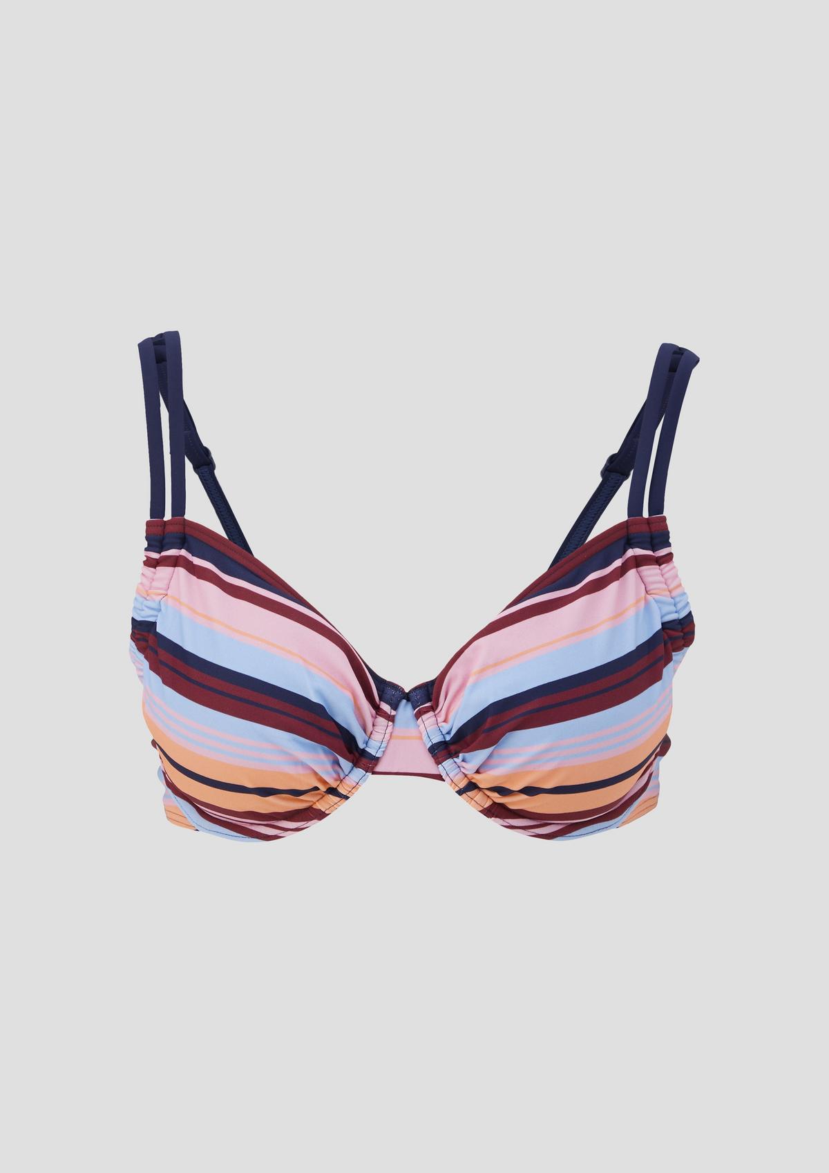 s.Oliver Bügel-Bikini-Top mit Streifen