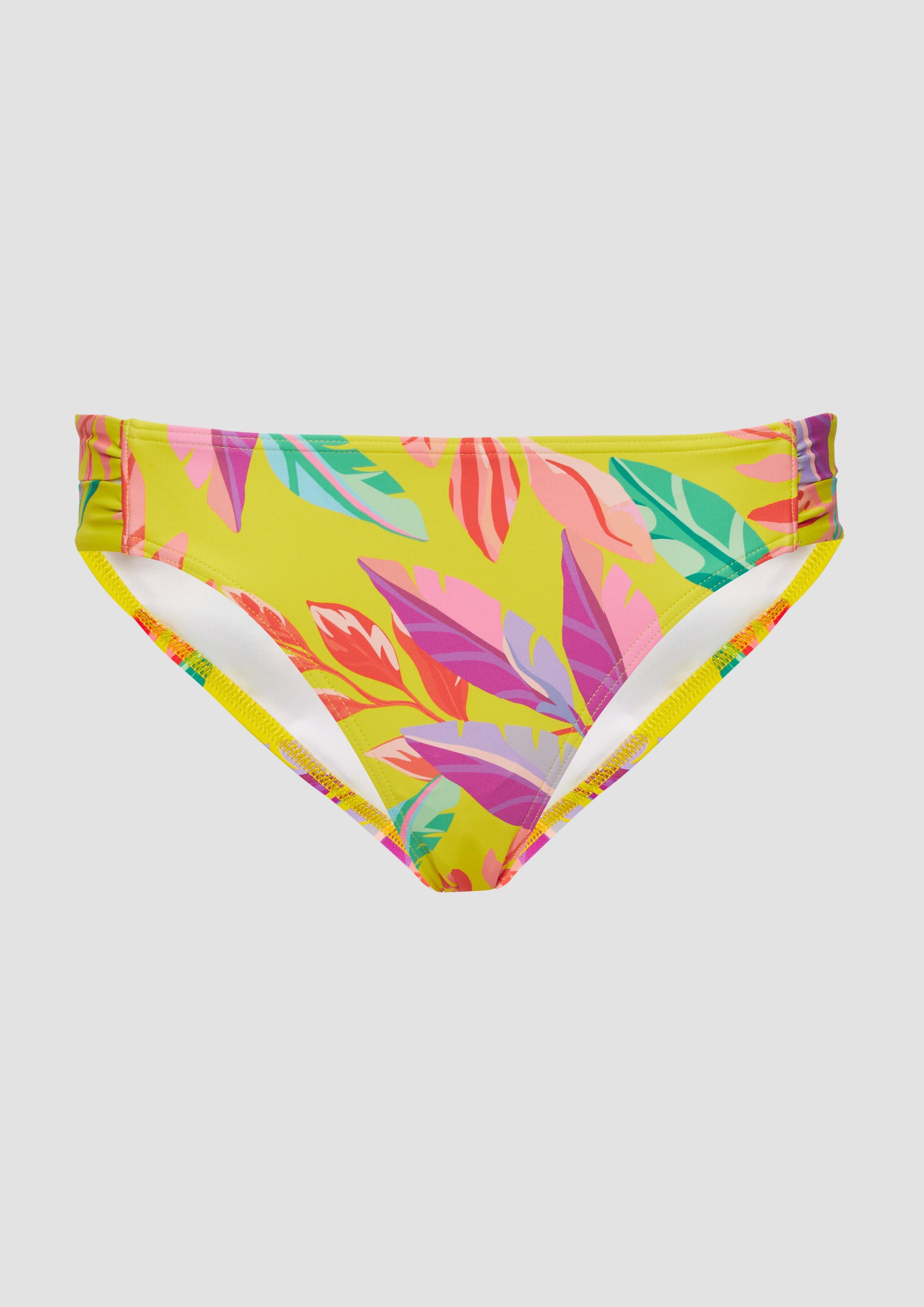 s.Oliver Bikinihose mit floralem Muster
