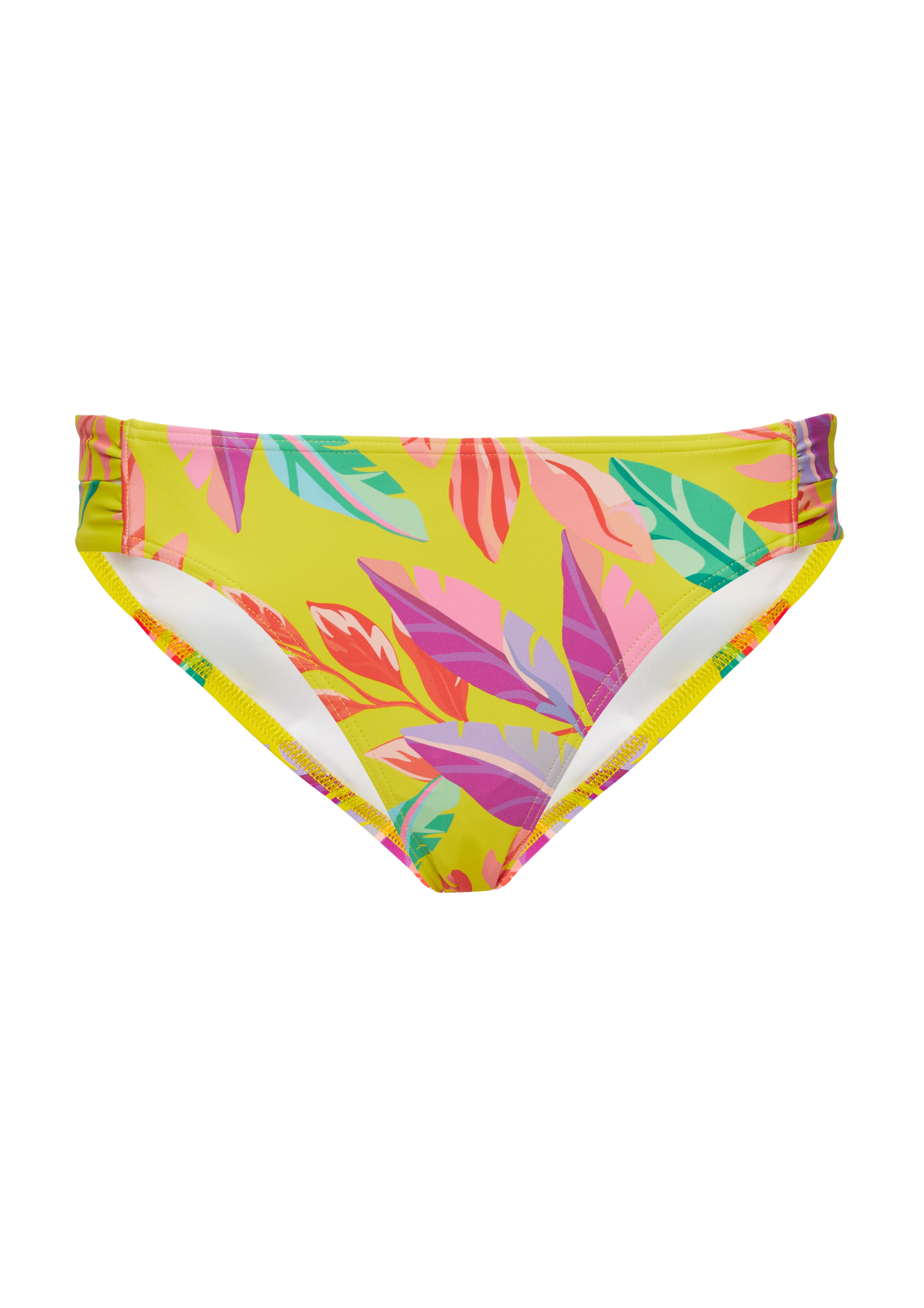 Bikinihose mit floralem Muster