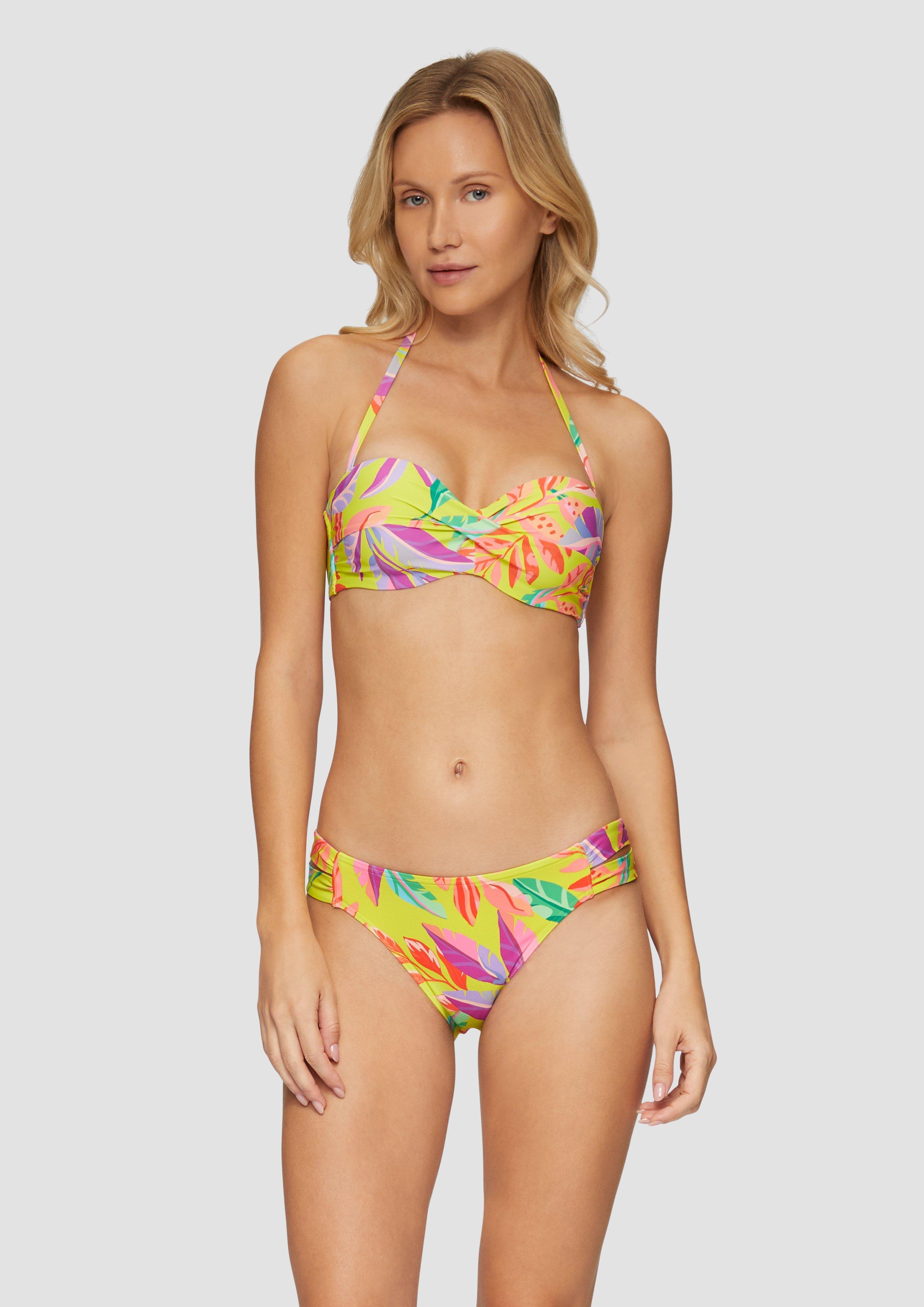 S.Oliver Bikinihose mit floralem Muster