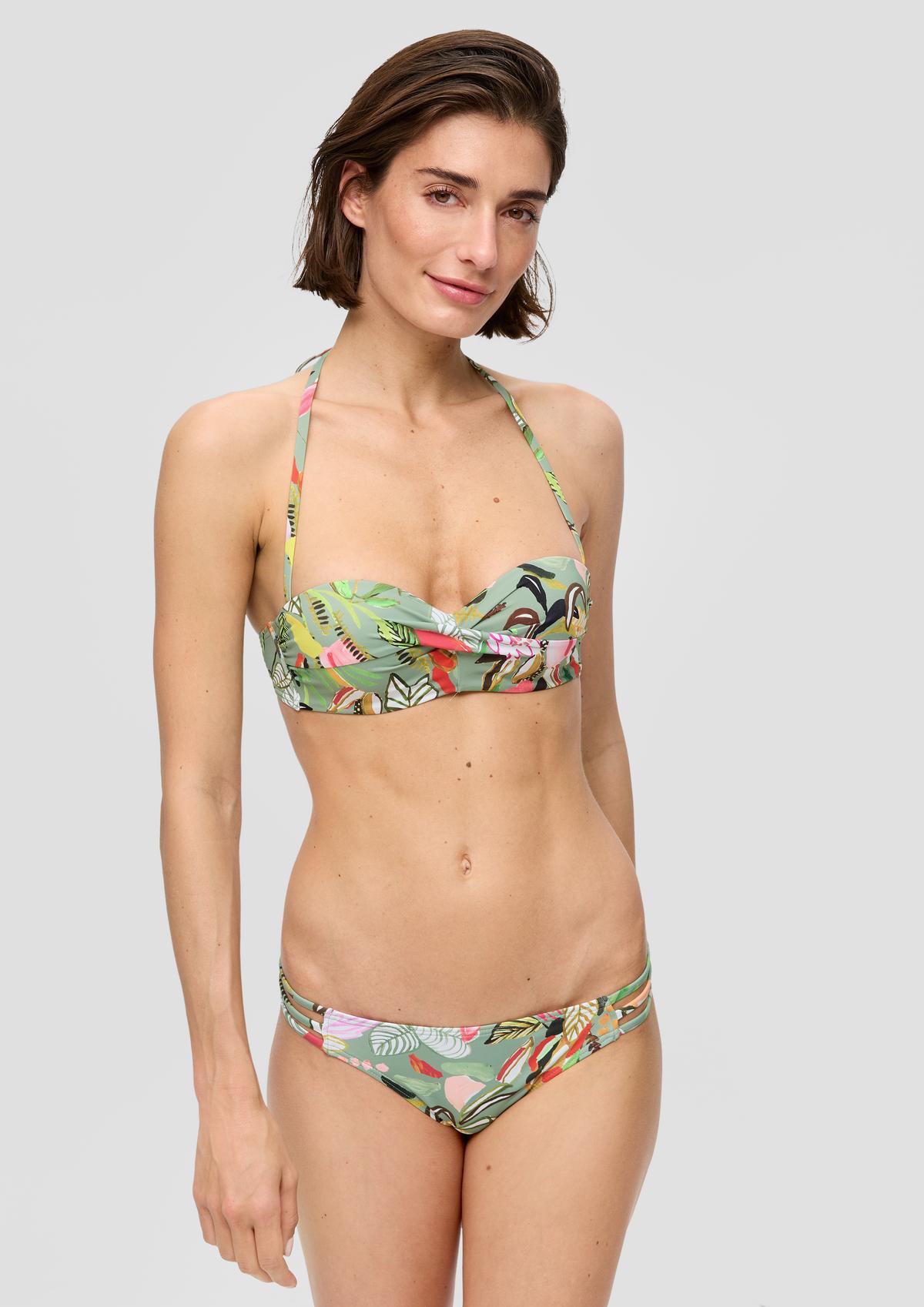 s.Oliver Neckholder-Bikini-Top mit Blumenmuster