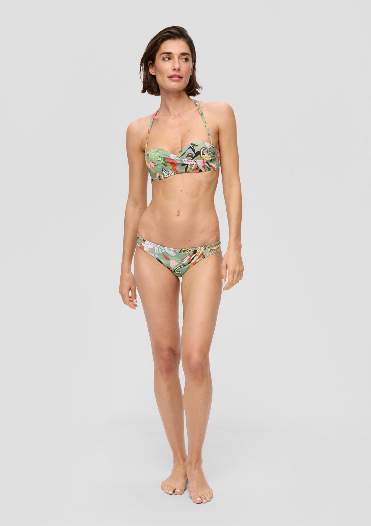 s.Oliver Neckholder-Bikini-Top mit Blumenmuster