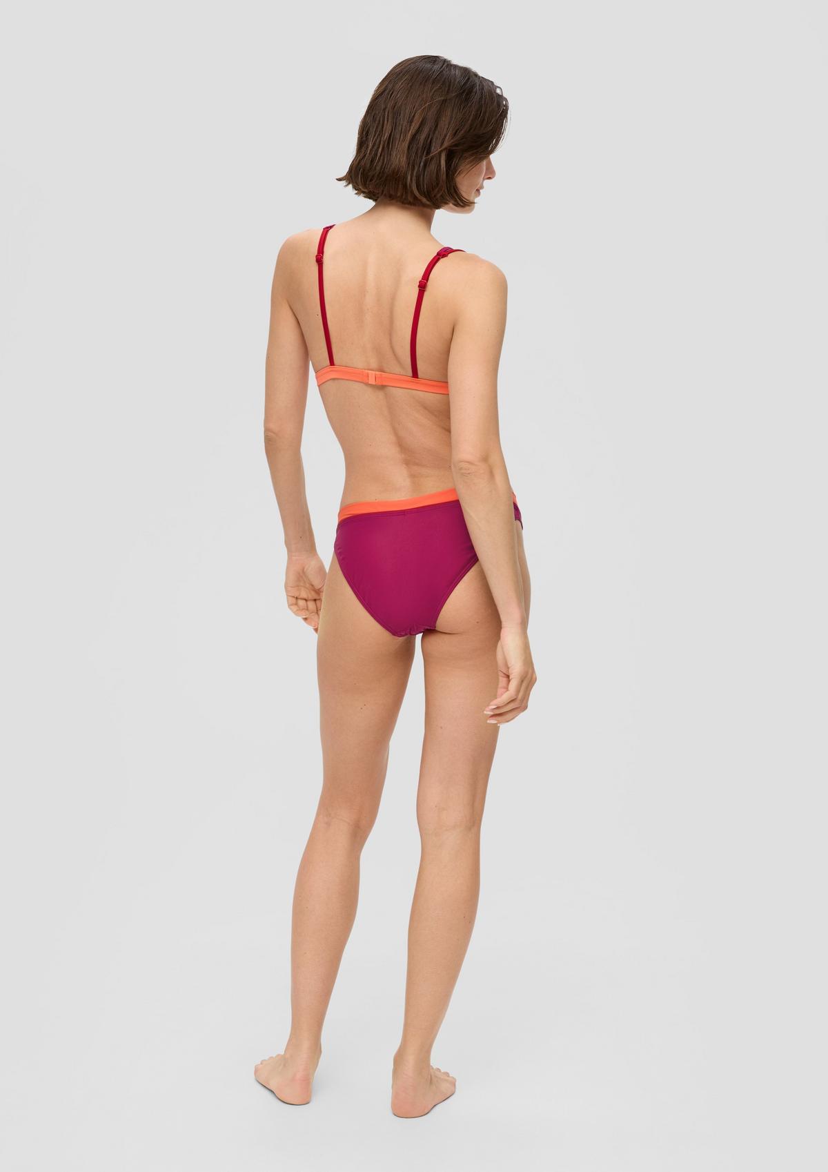 s.Oliver Triangel bikini top z barvnimi bloki