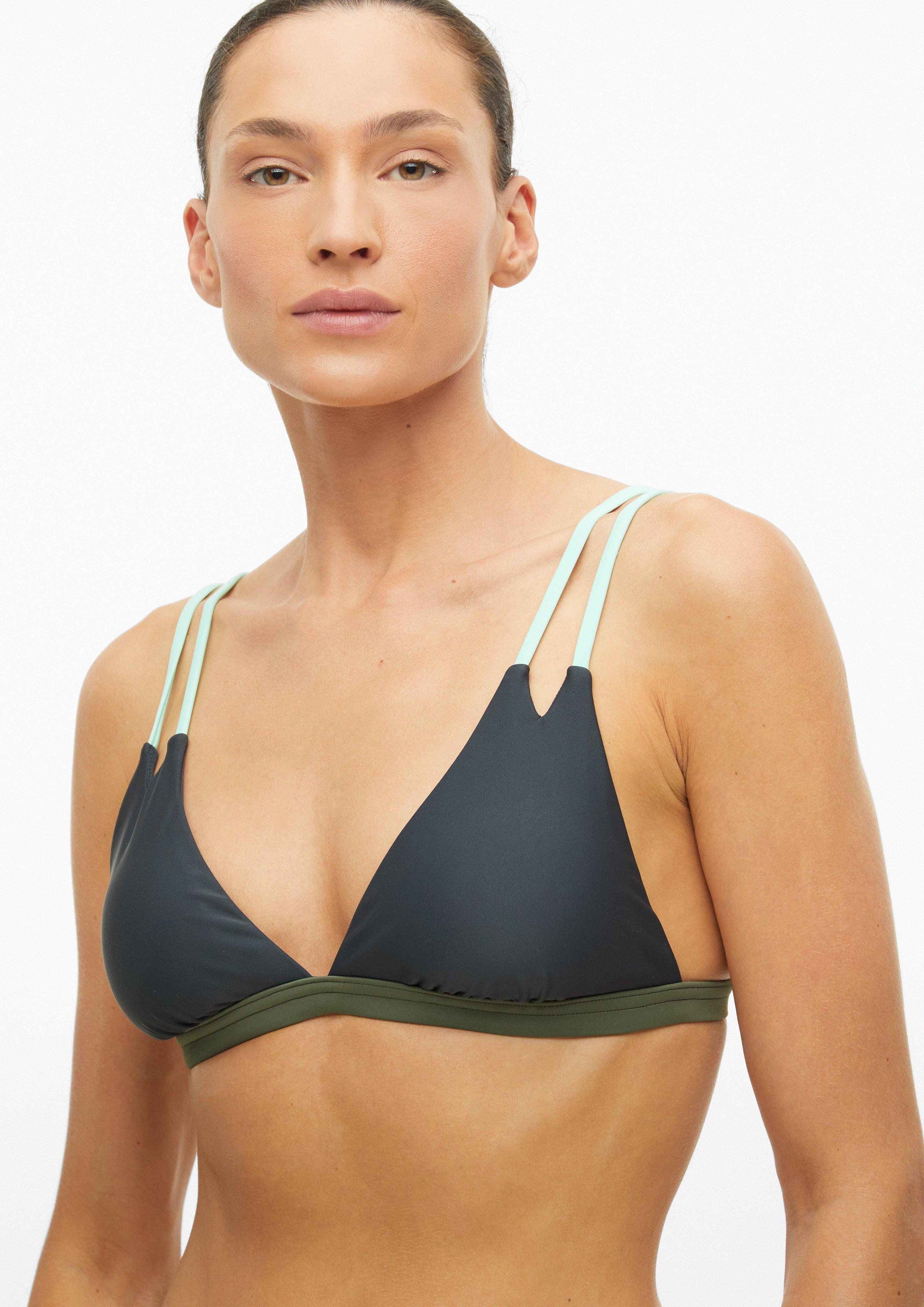 Damen Bikini-Top Triangel in olive von s.Oliver