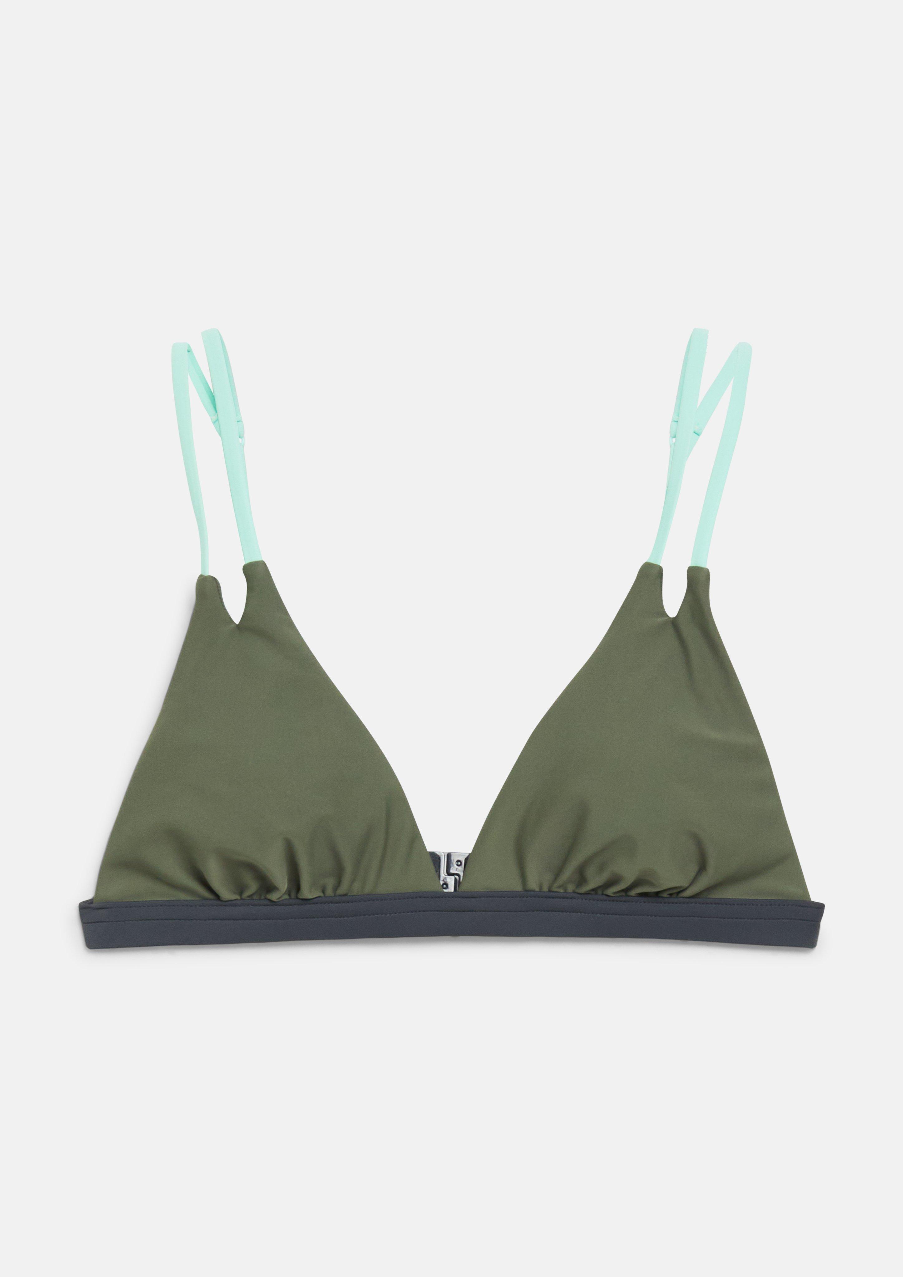 Damen Triangel-Bikini-Top mit Colour-Blocking in  von s.Oliver