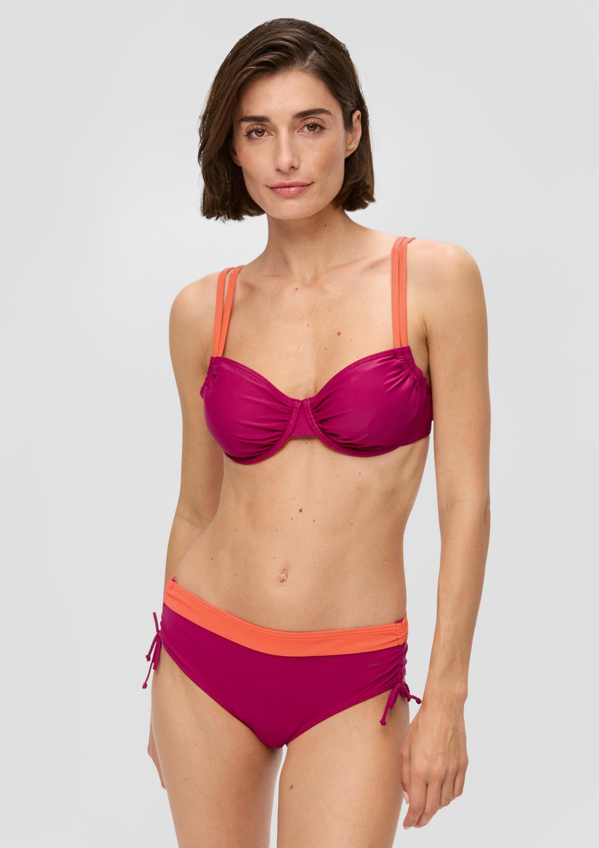 Bügel-Bikini-Top mit Colour-Blocking