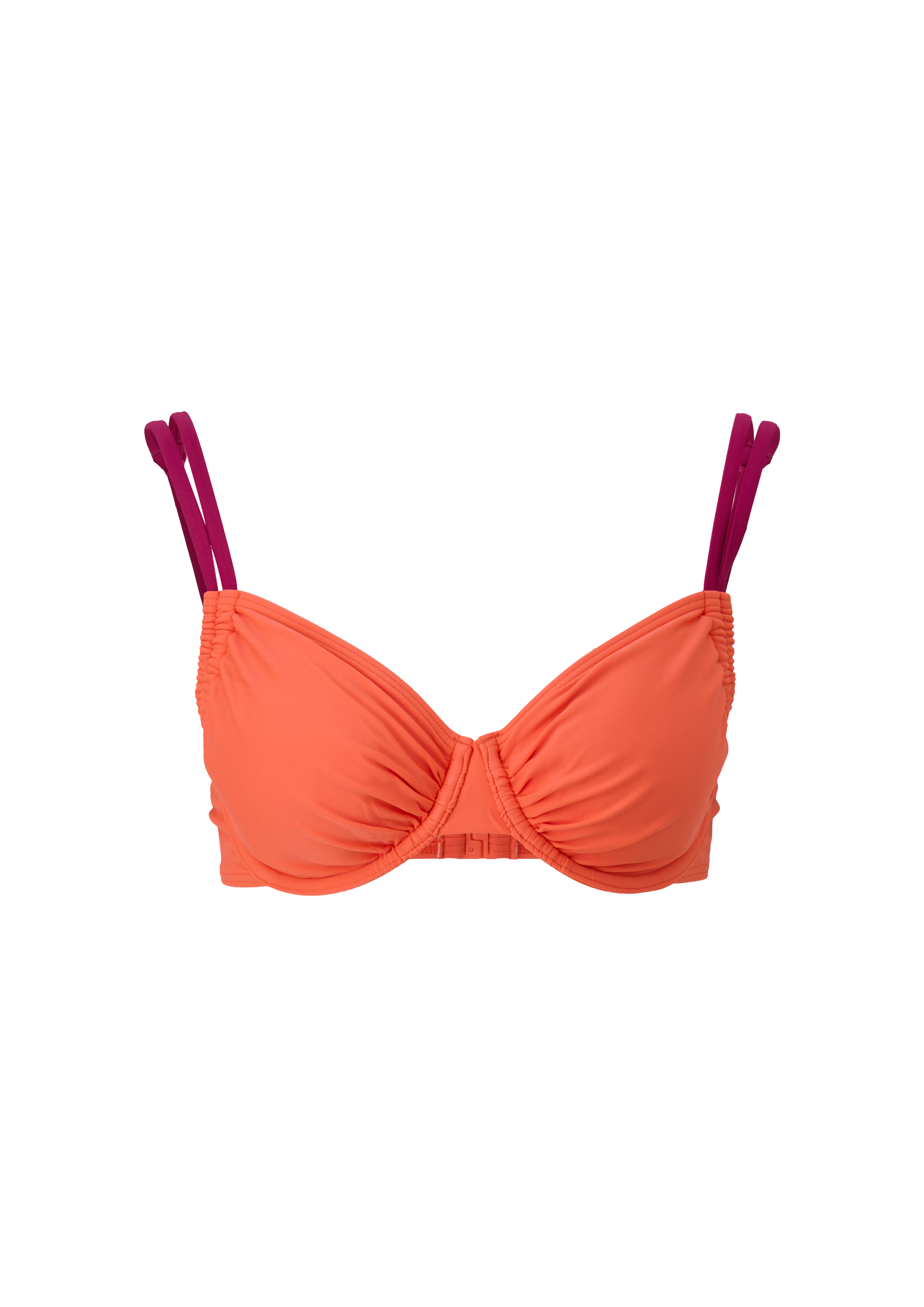 Bikinitop met beugels en colour blocks