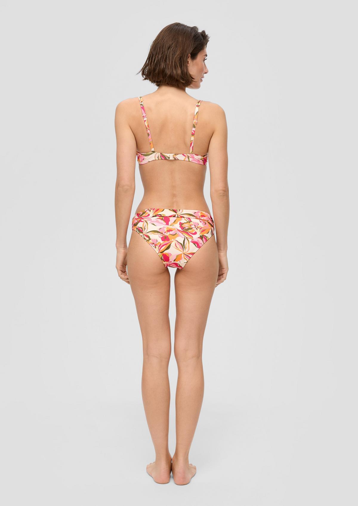 s.Oliver Bügel-Bikini-Top mit floralem Print