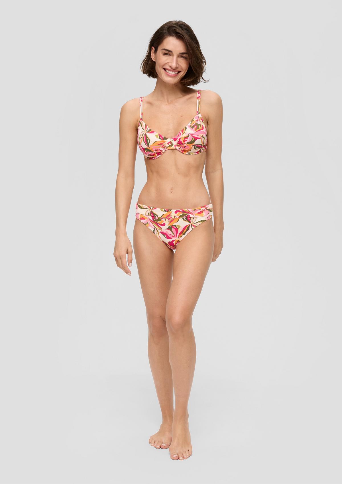 s.Oliver Haut de bikini à armatures et imprimé floral