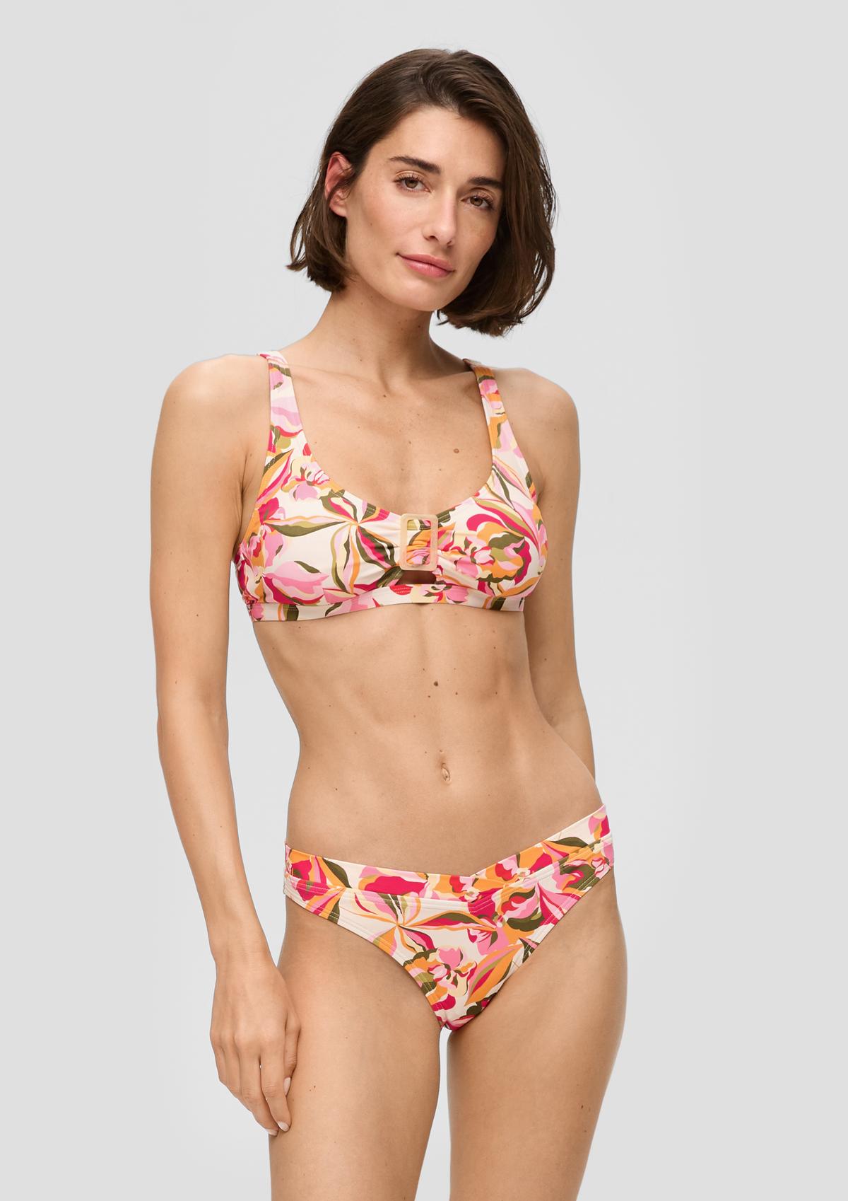 s.Oliver Triangel-Bikini-Top mit Ringdetail