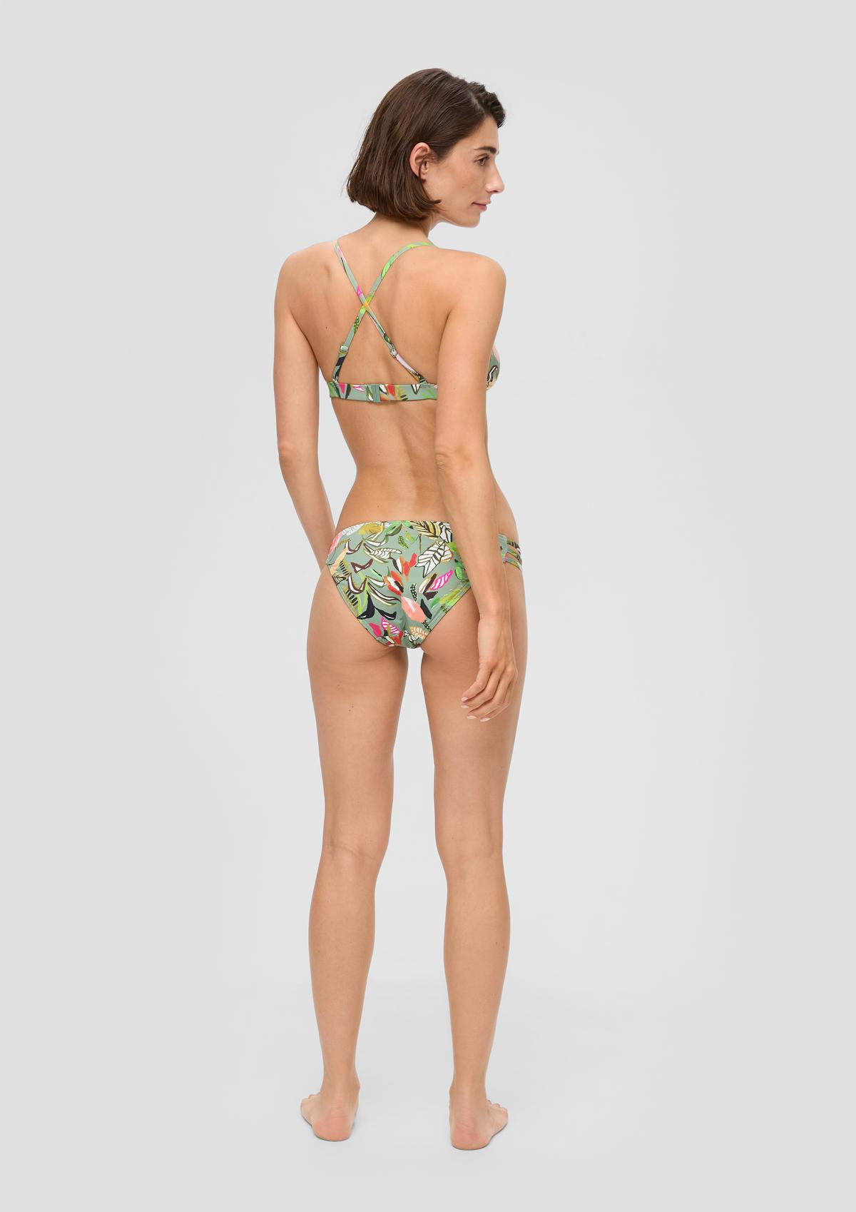 s.Oliver Bikini nohavičky s kvetinovým vzorom