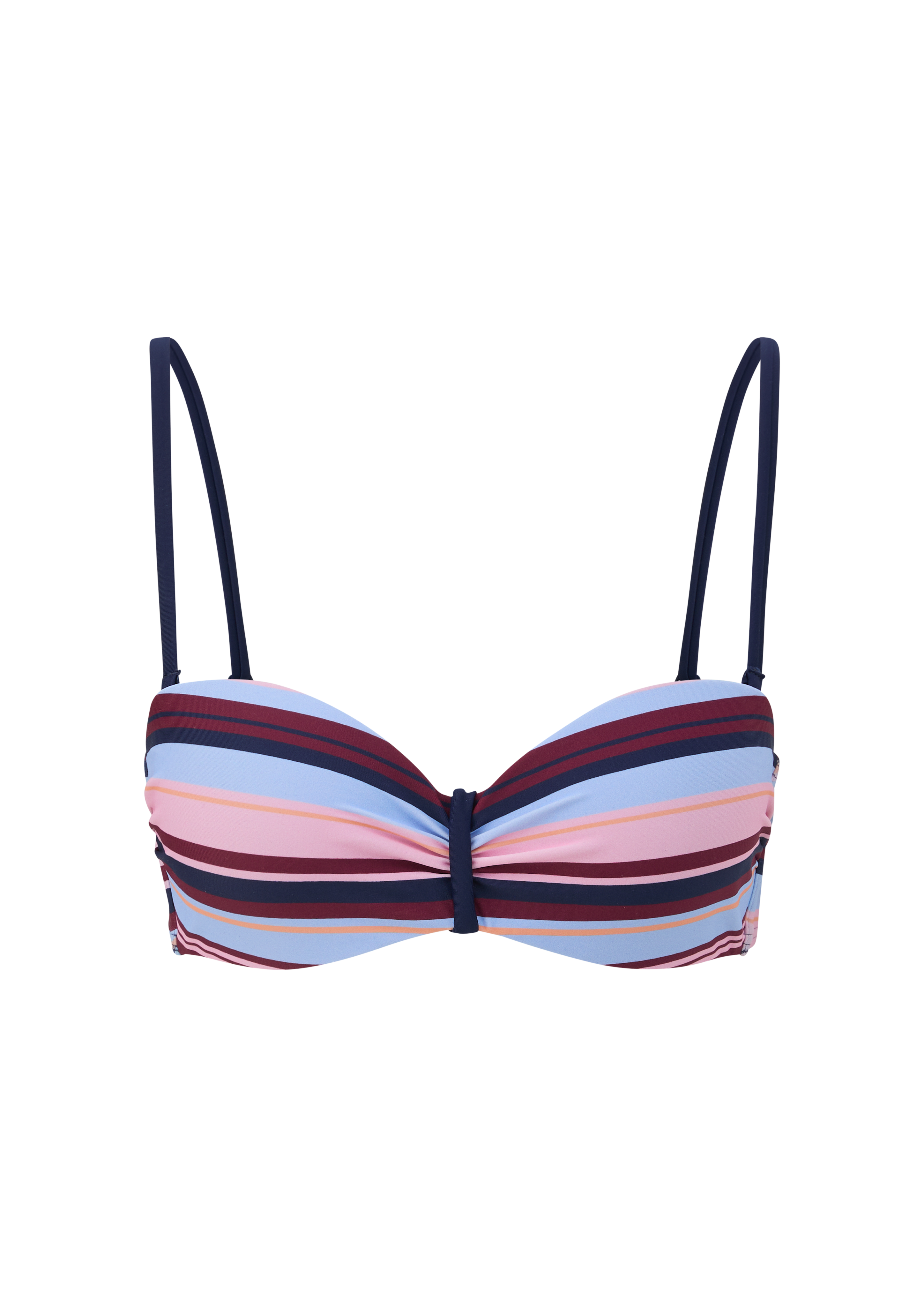 Bügel-Bandeau-Top mit Streifen