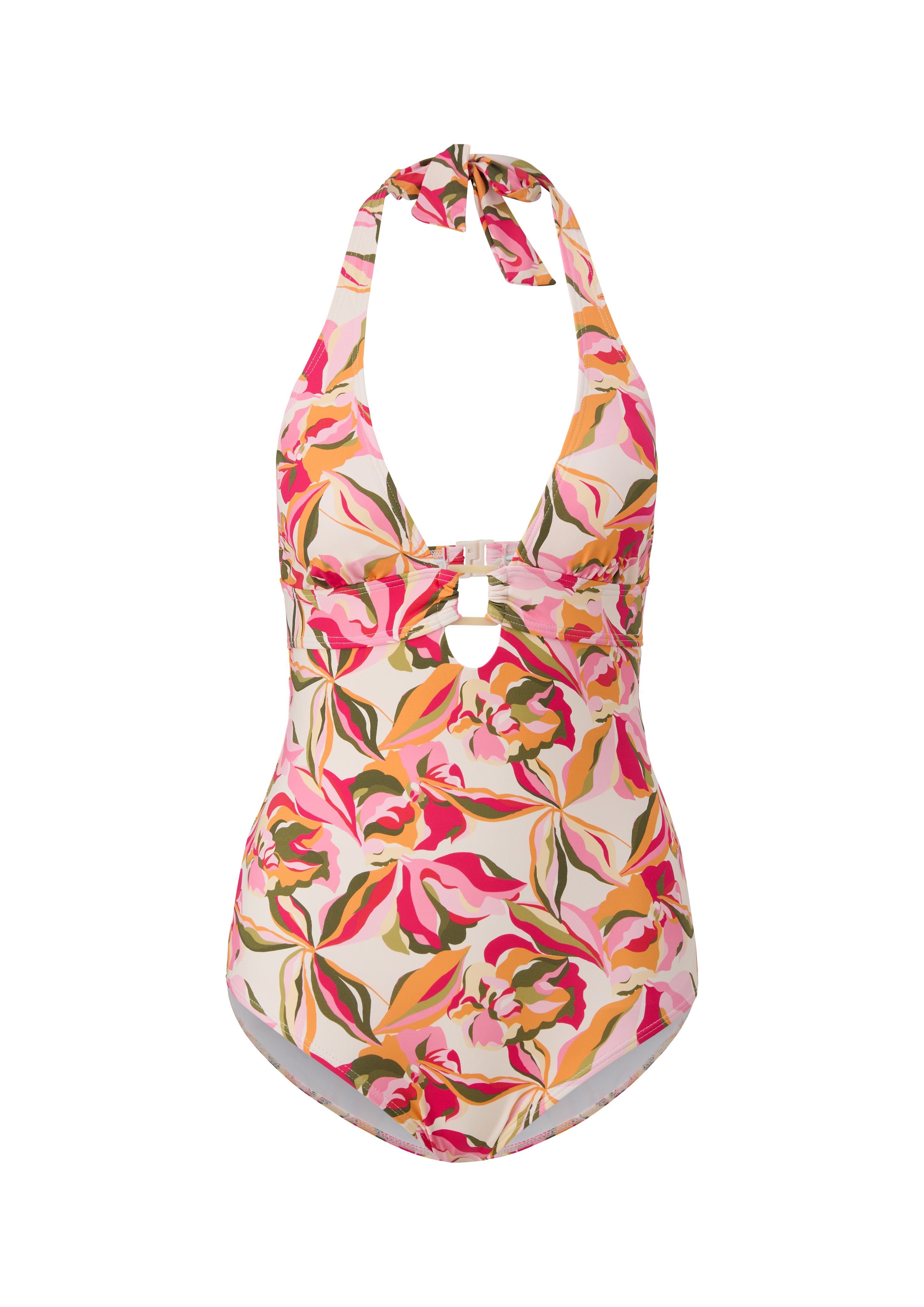 Badeanzug mit Blumen-Print