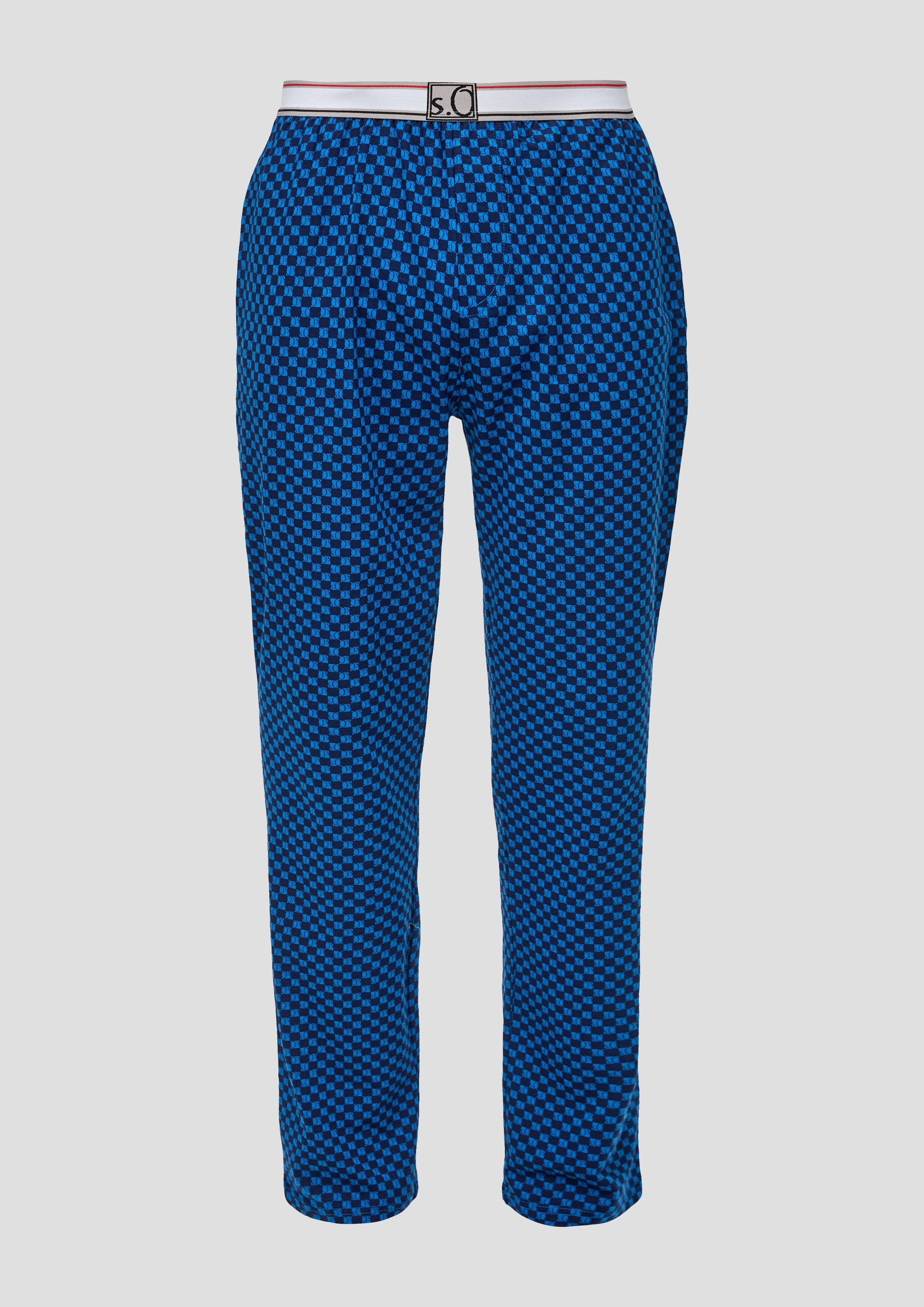 s.Oliver Pyjama-Hose in feiner Musterung