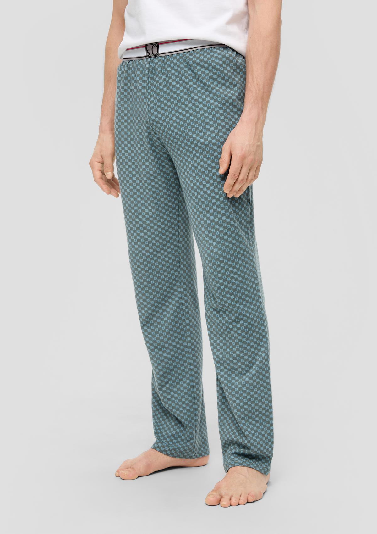 s.Oliver Pyjama-Hose in feiner Musterung