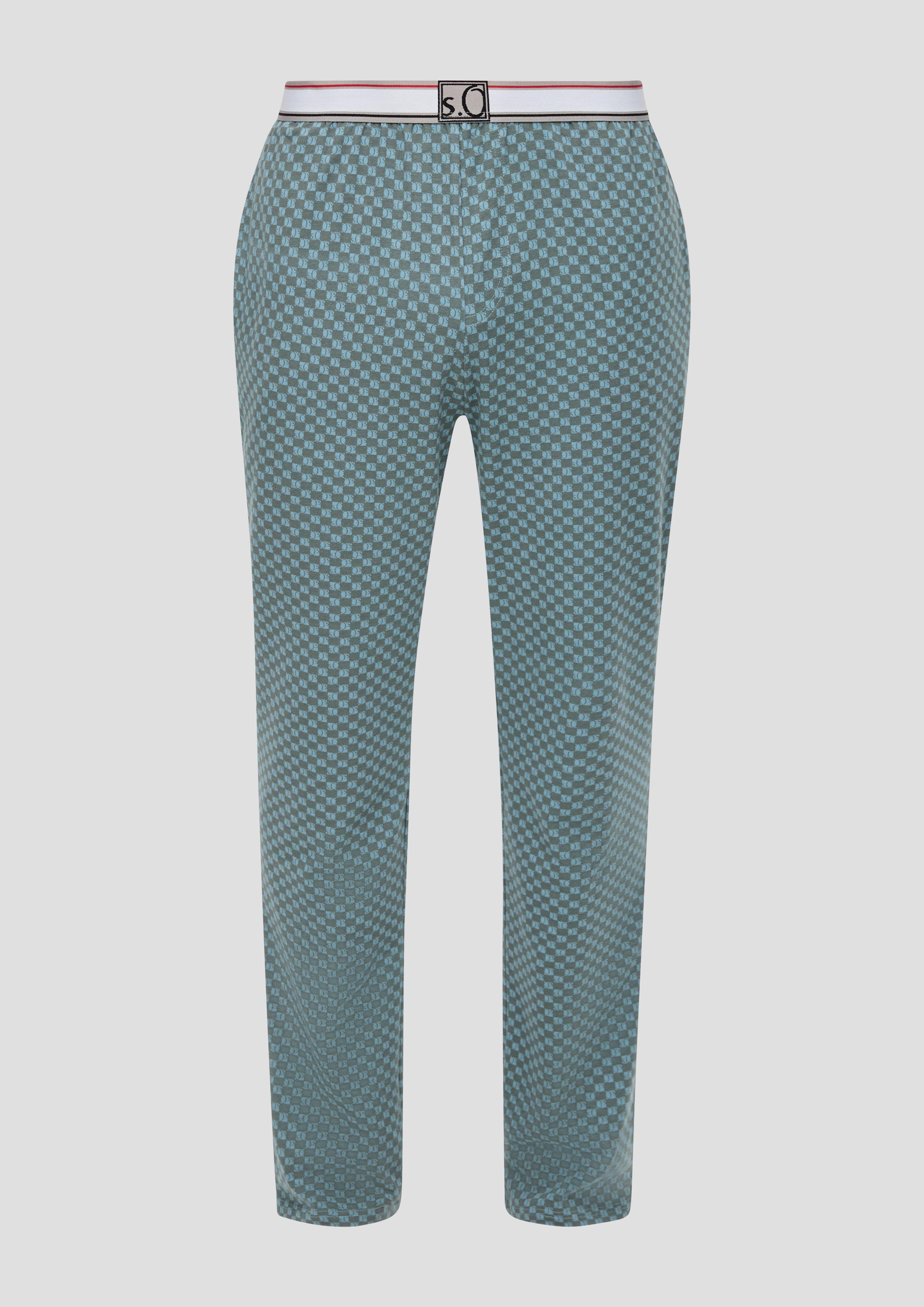s.Oliver Pyjama-Hose in feiner Musterung