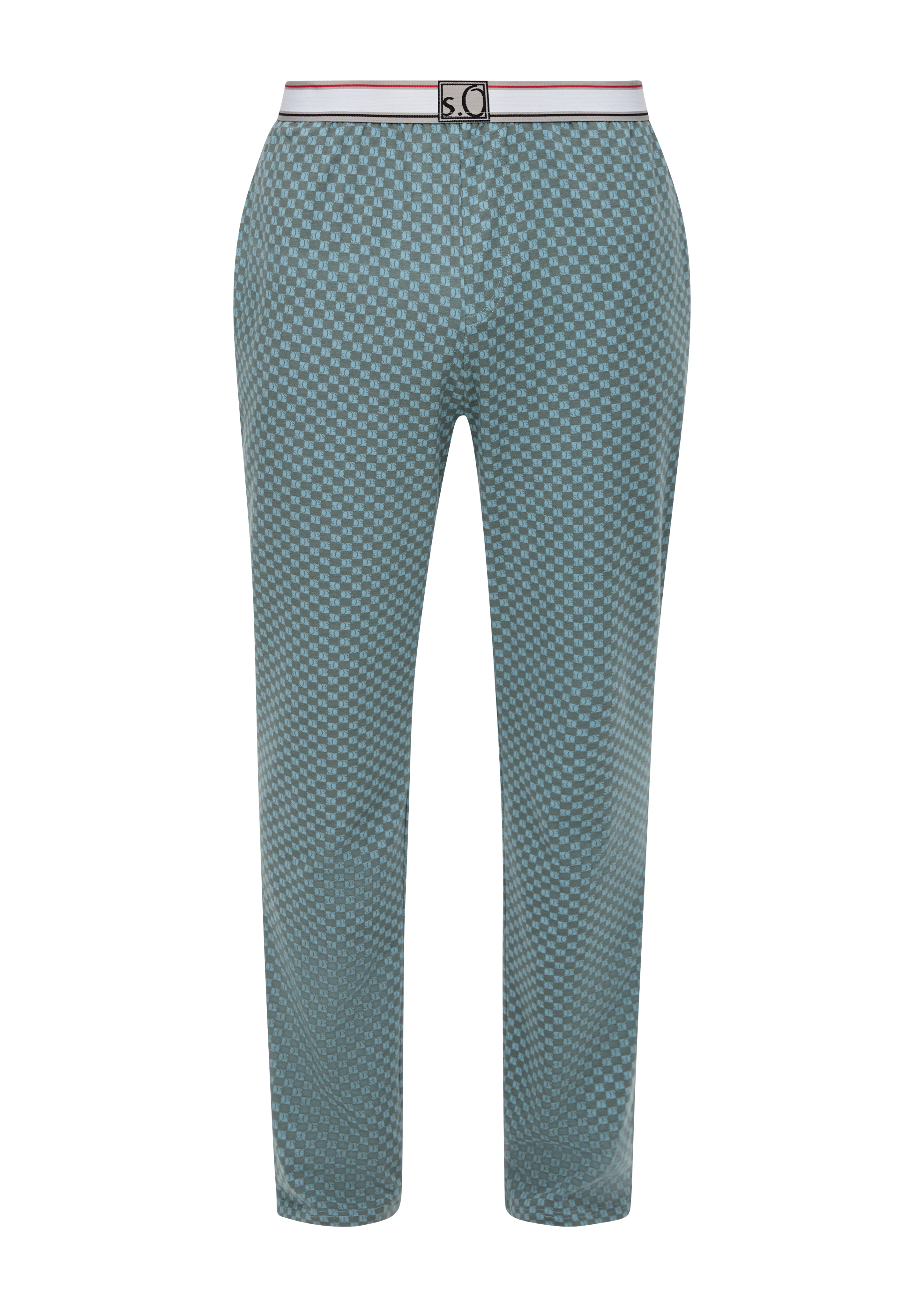 Pyjamabroek met fijn motief