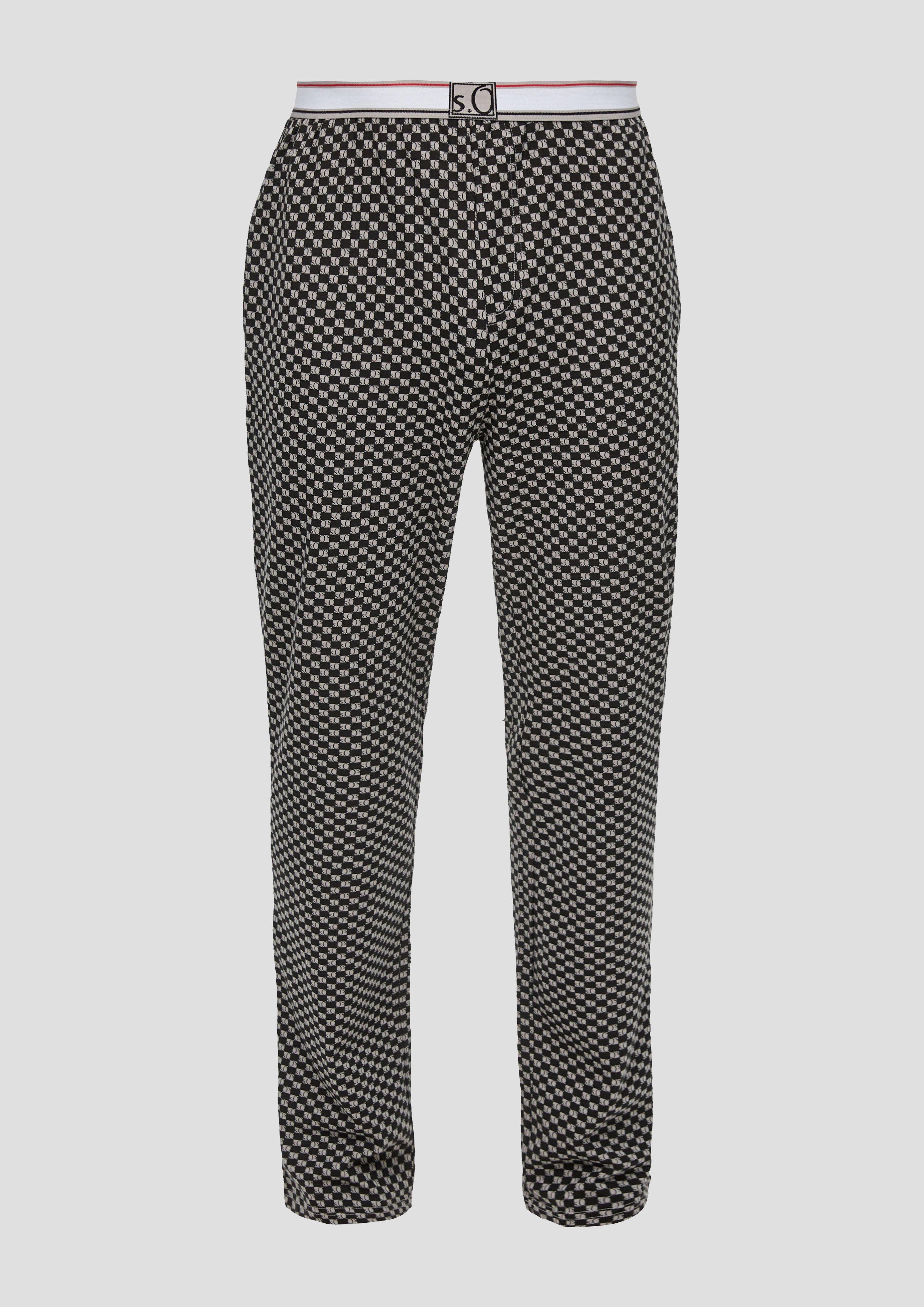 s.Oliver Pyjama-Hose in feiner Musterung