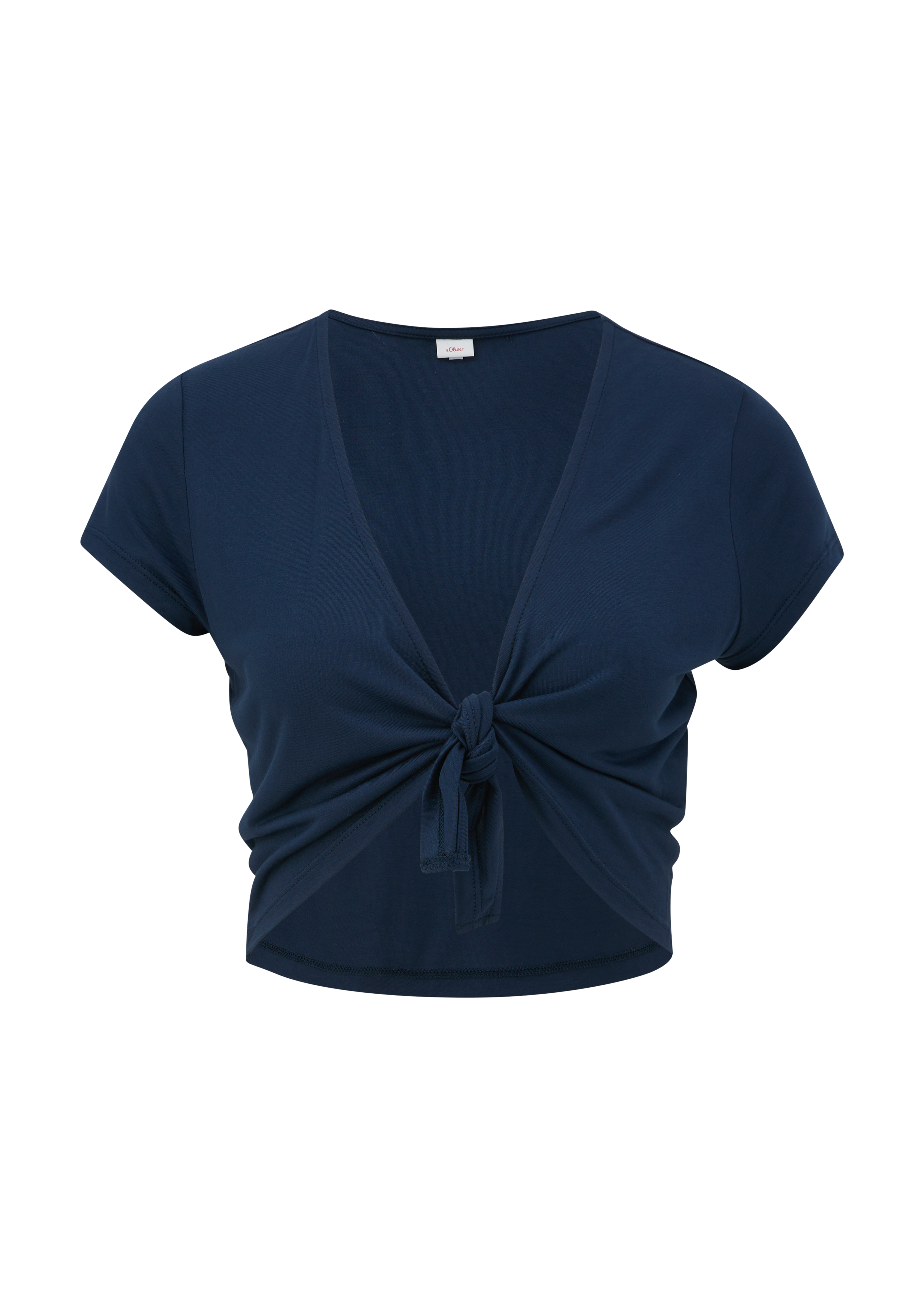 Korte strandbolero van viscose