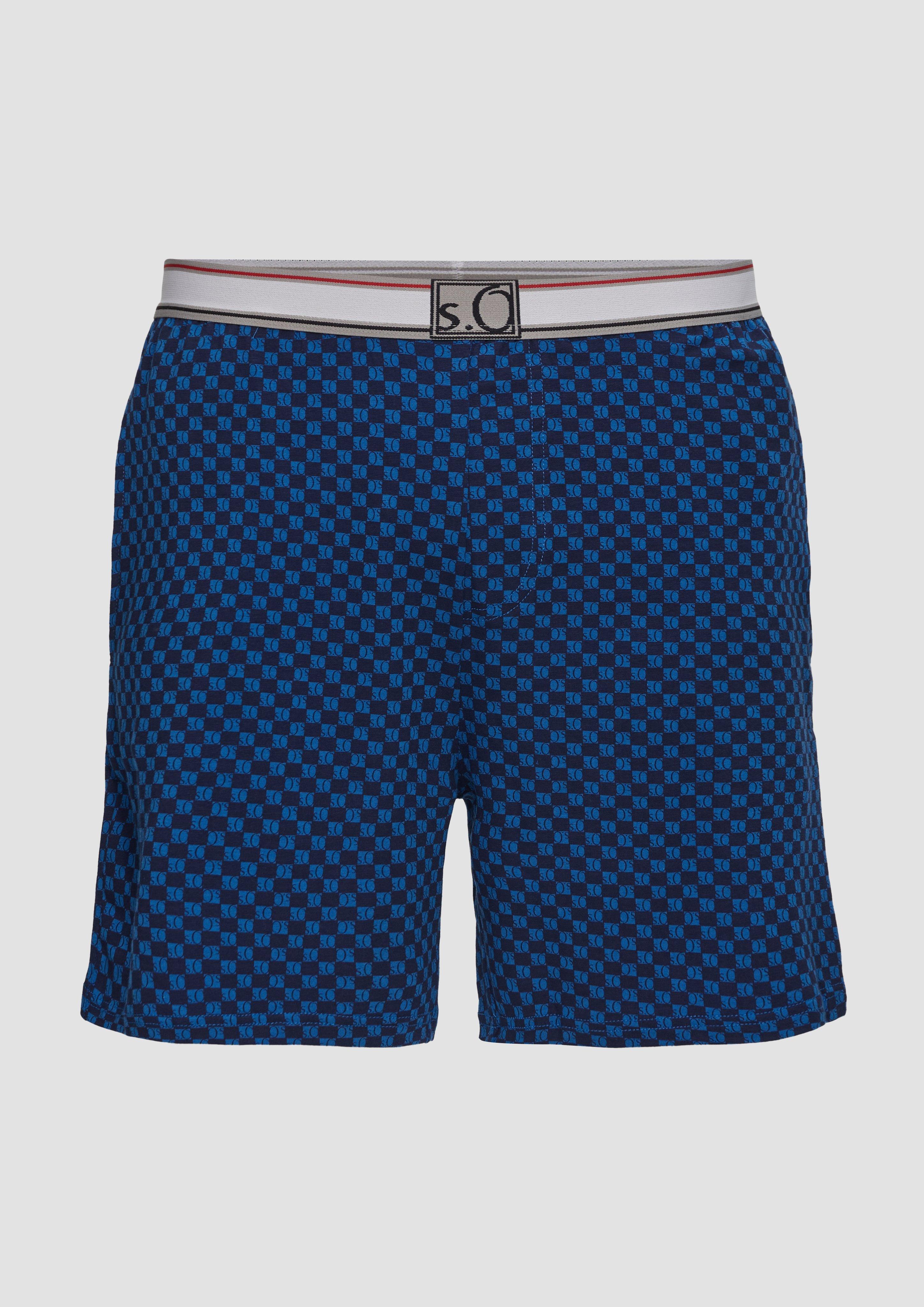 s.Oliver Pyjamahose mit All-over-Print