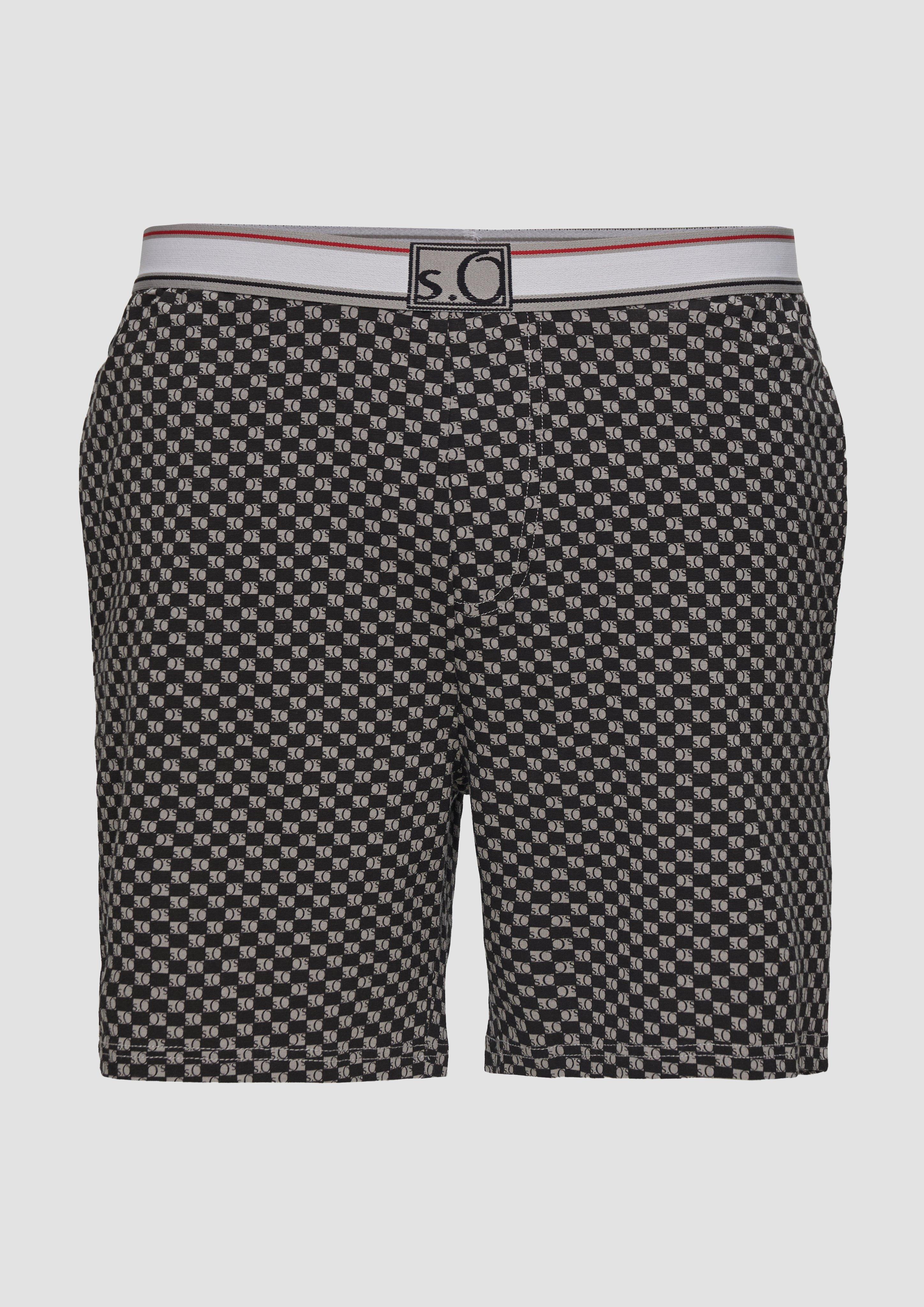 s.Oliver Pyjamahose mit All-over-Print