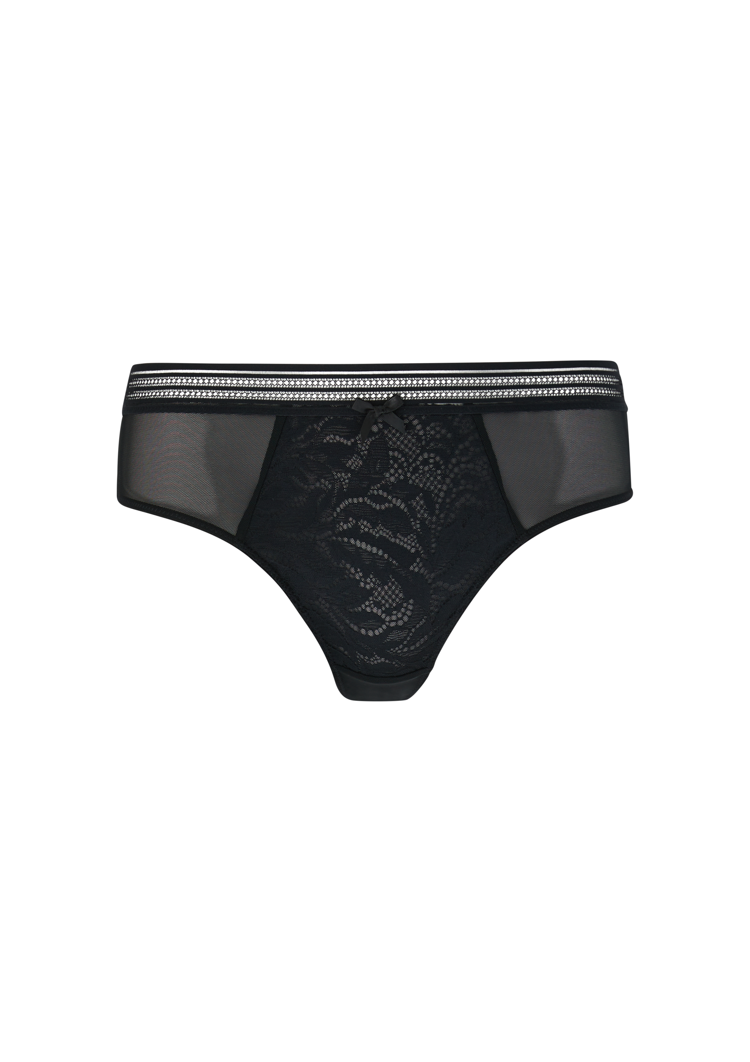 String met halftransparante mesh look