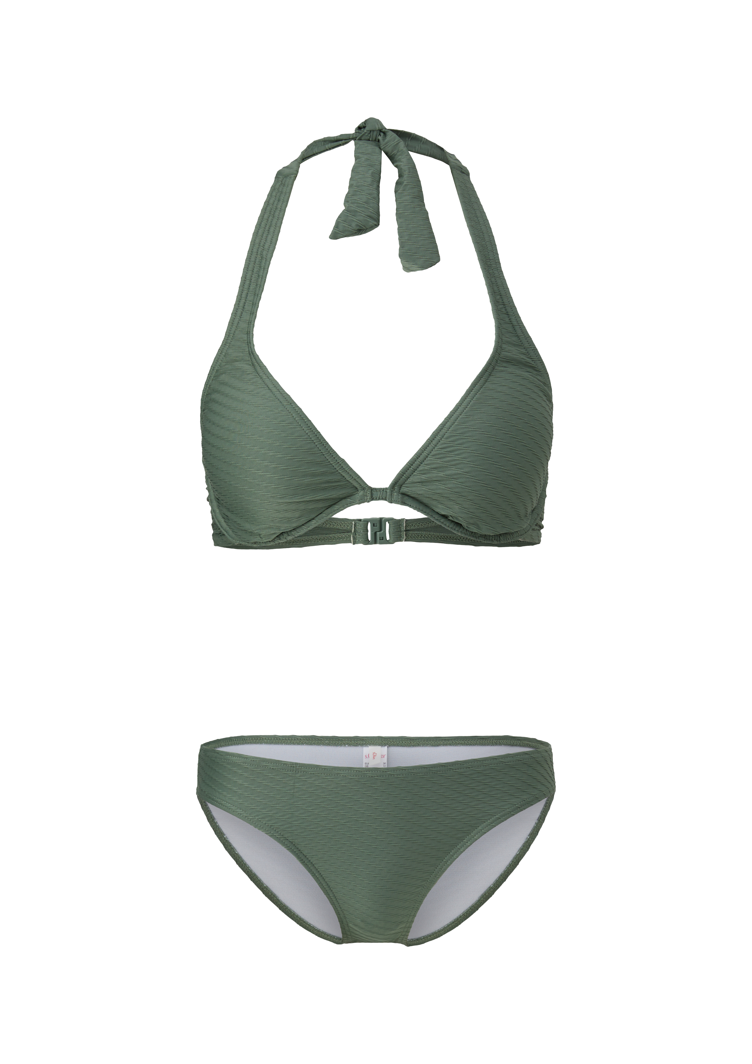 Strukturierter Bügel-Bikini