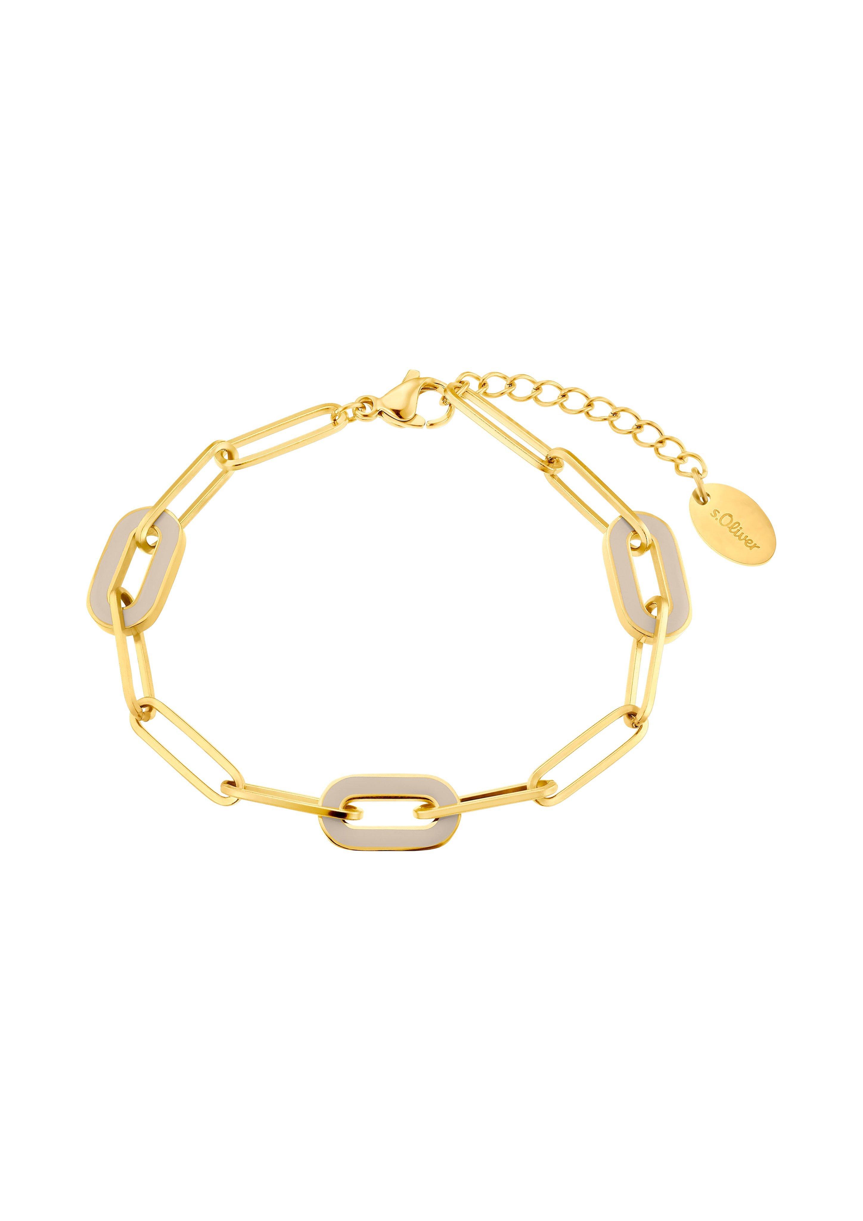 S.Oliver Statement-Armband aus Edelstahl