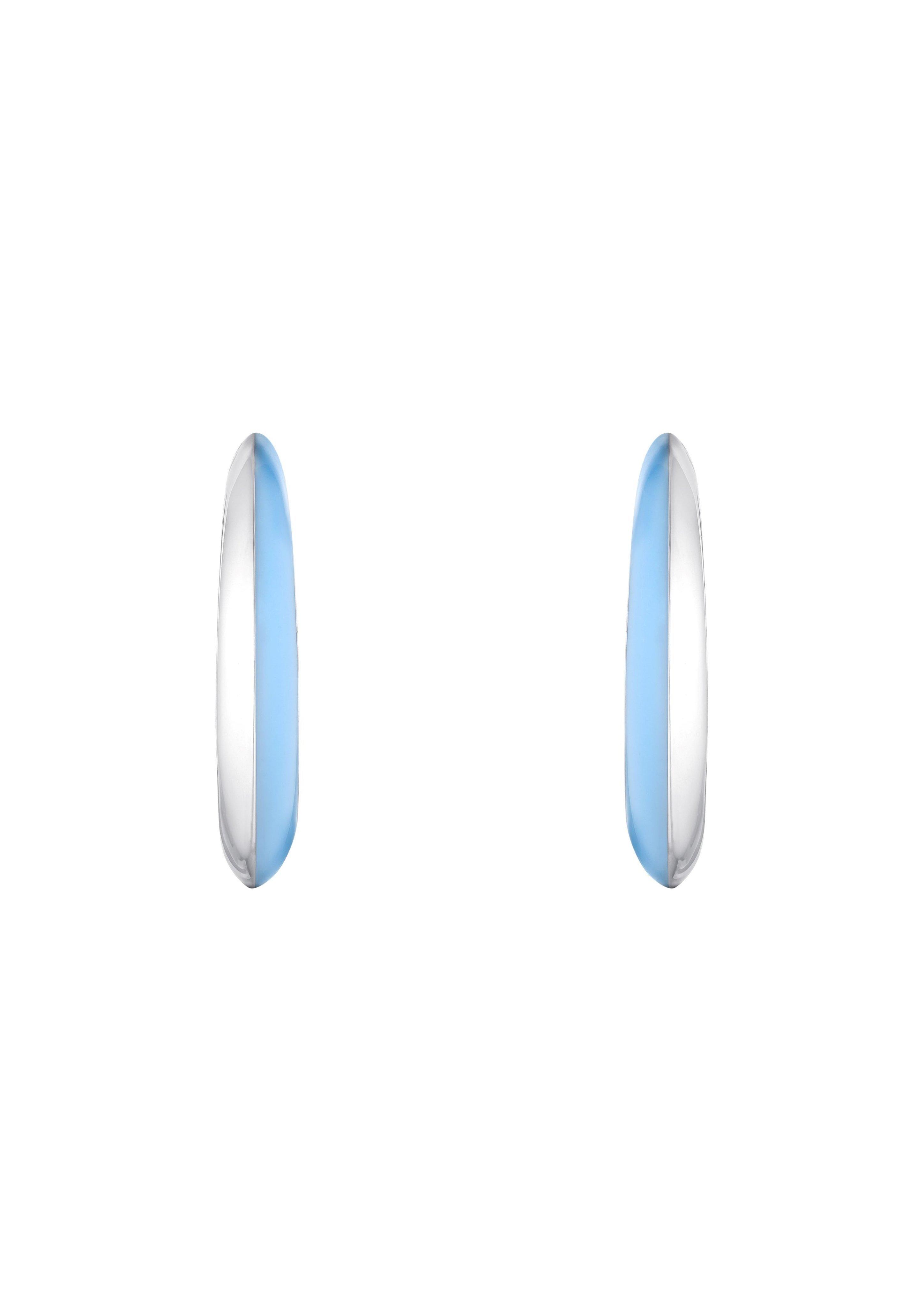 s.Oliver Edelstahl-Kreolen in Bicolor-Optik