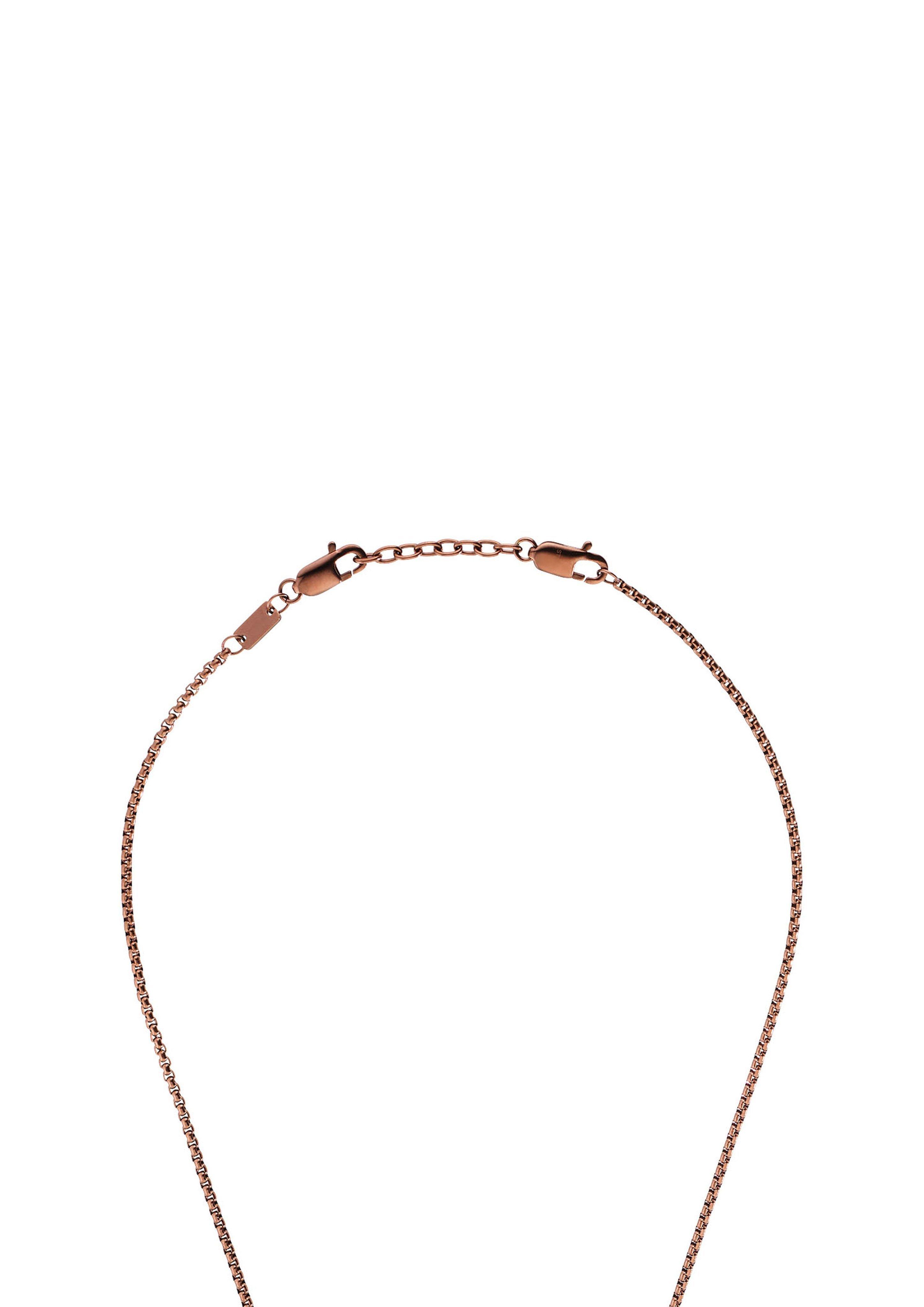 s.Oliver Dog-Tag-Kette in Kupfer