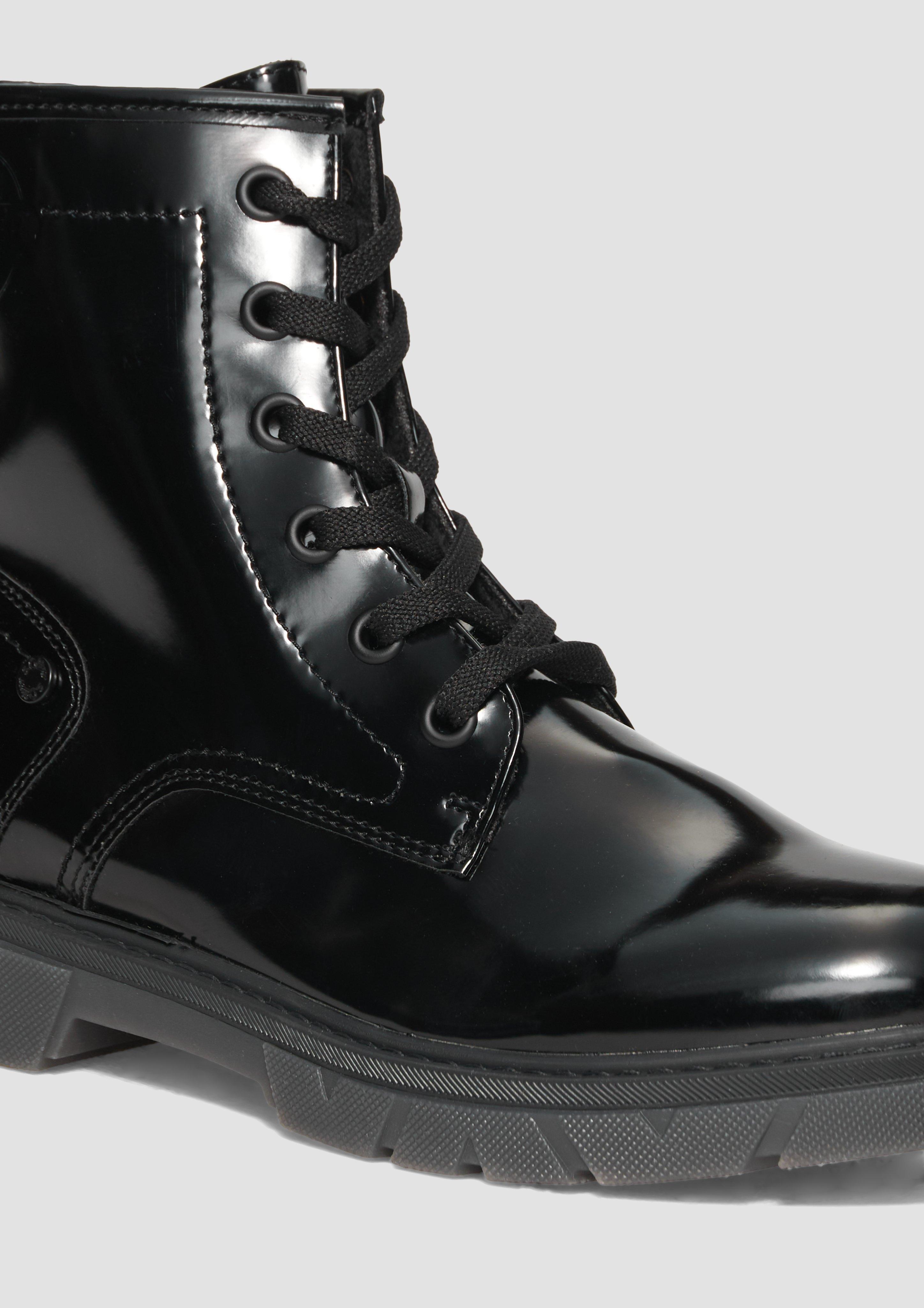 s.Oliver Stiefel mit Schnürung und Reißverschluss