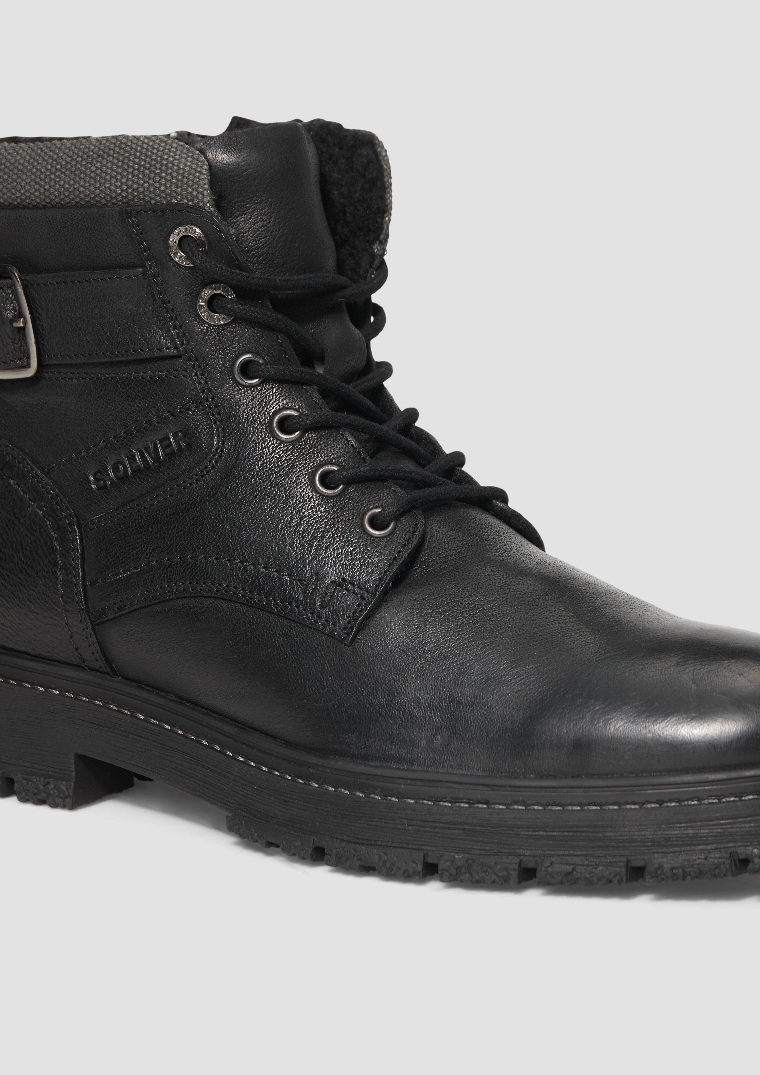 s.Oliver Stiefel aus Leder