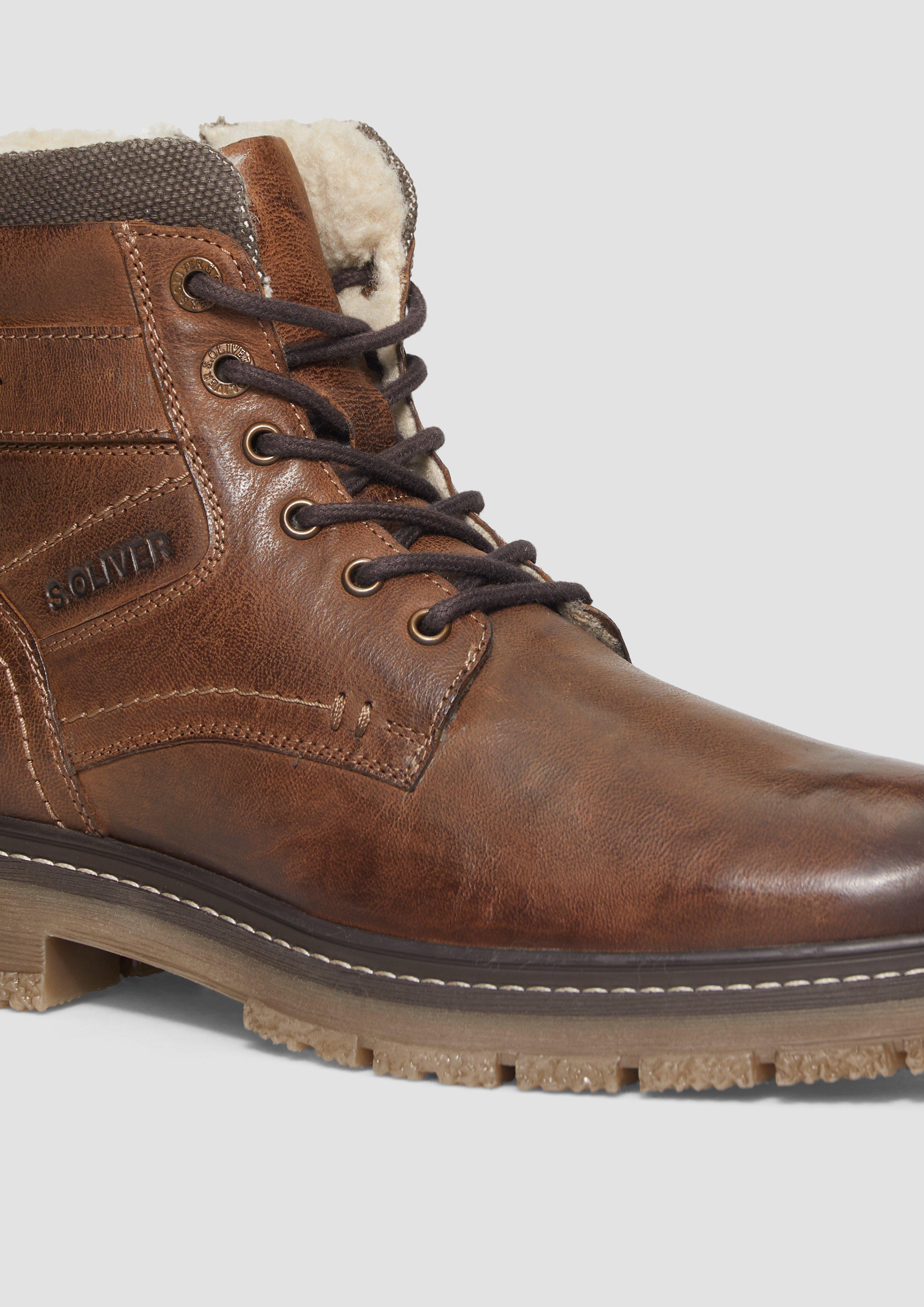 s.Oliver Stiefel aus Leder