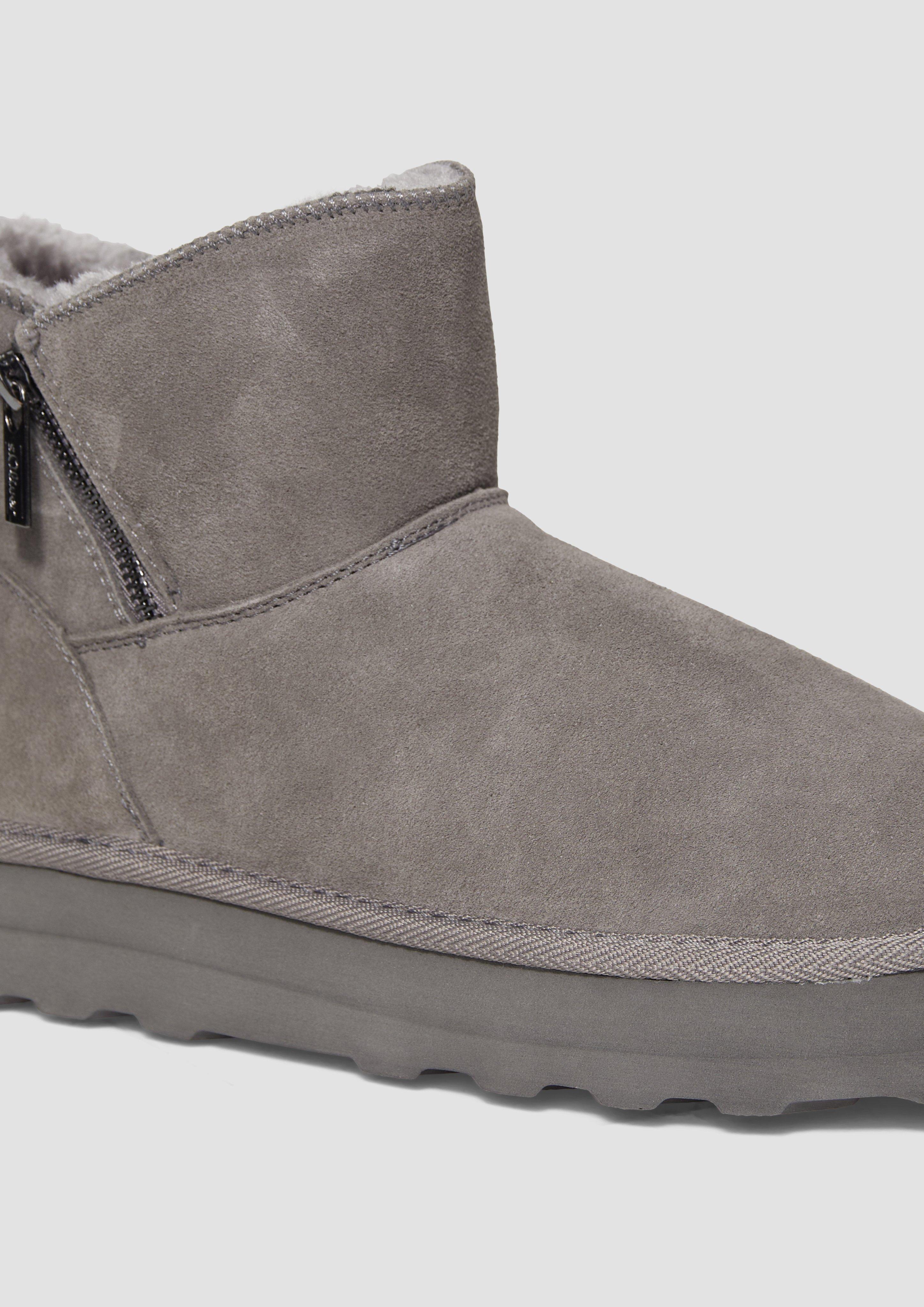 s.Oliver Gefütterte Stiefel aus Rindsleder