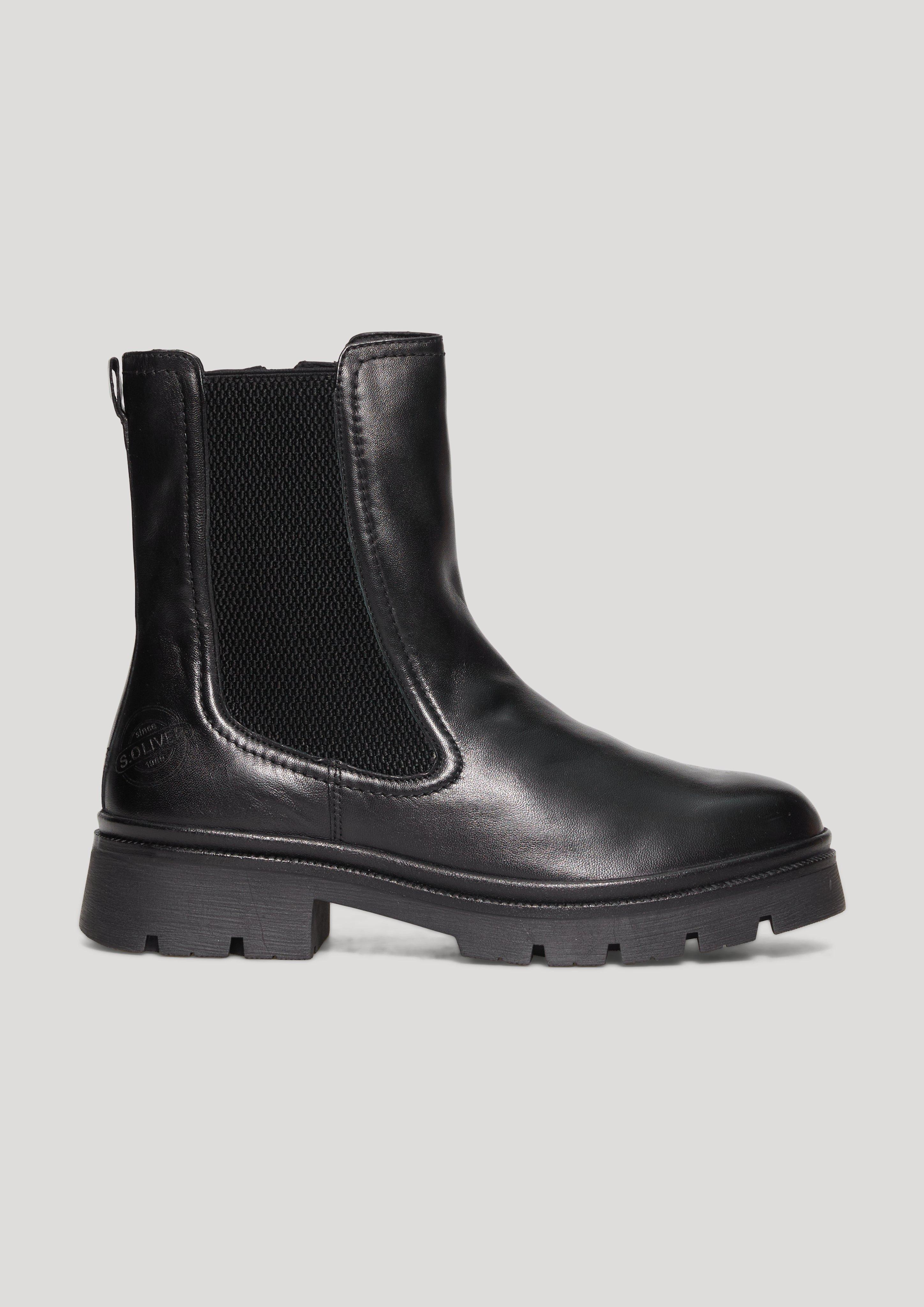 S.Oliver Chelsea Boots aus Schafsleder