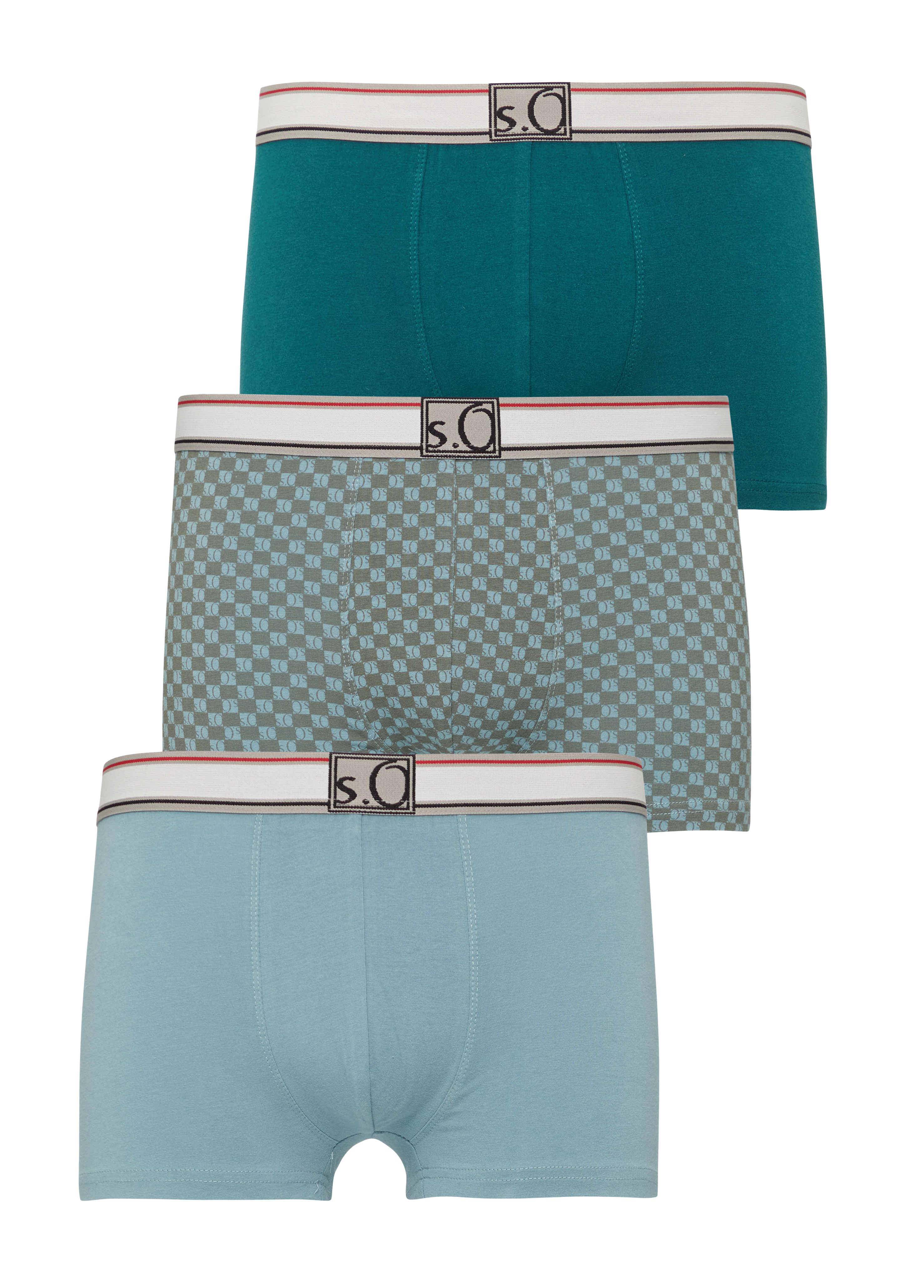 Katoenen short met logo