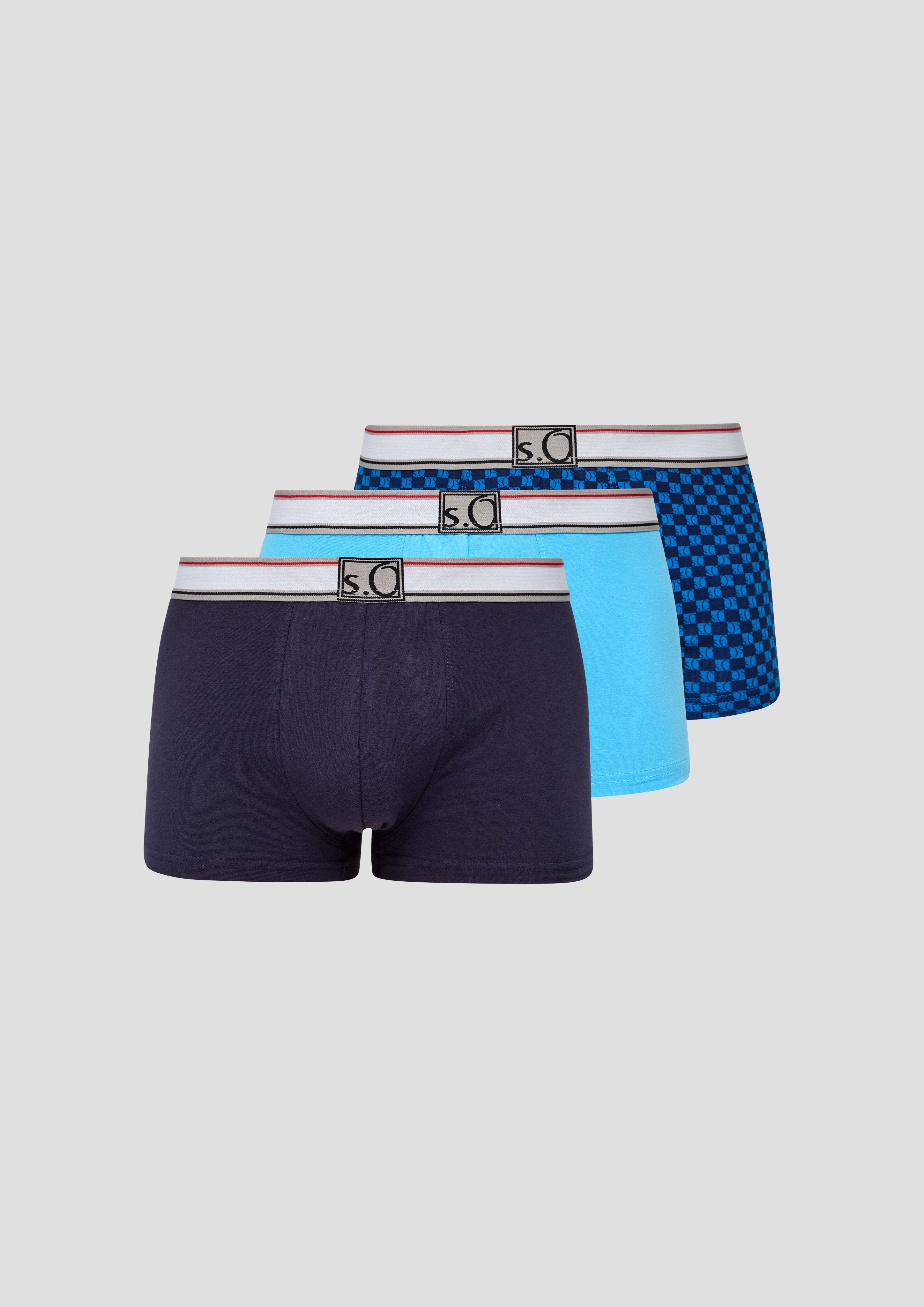 s.Oliver Baumwoll-Boxershorts im 3er-Pack