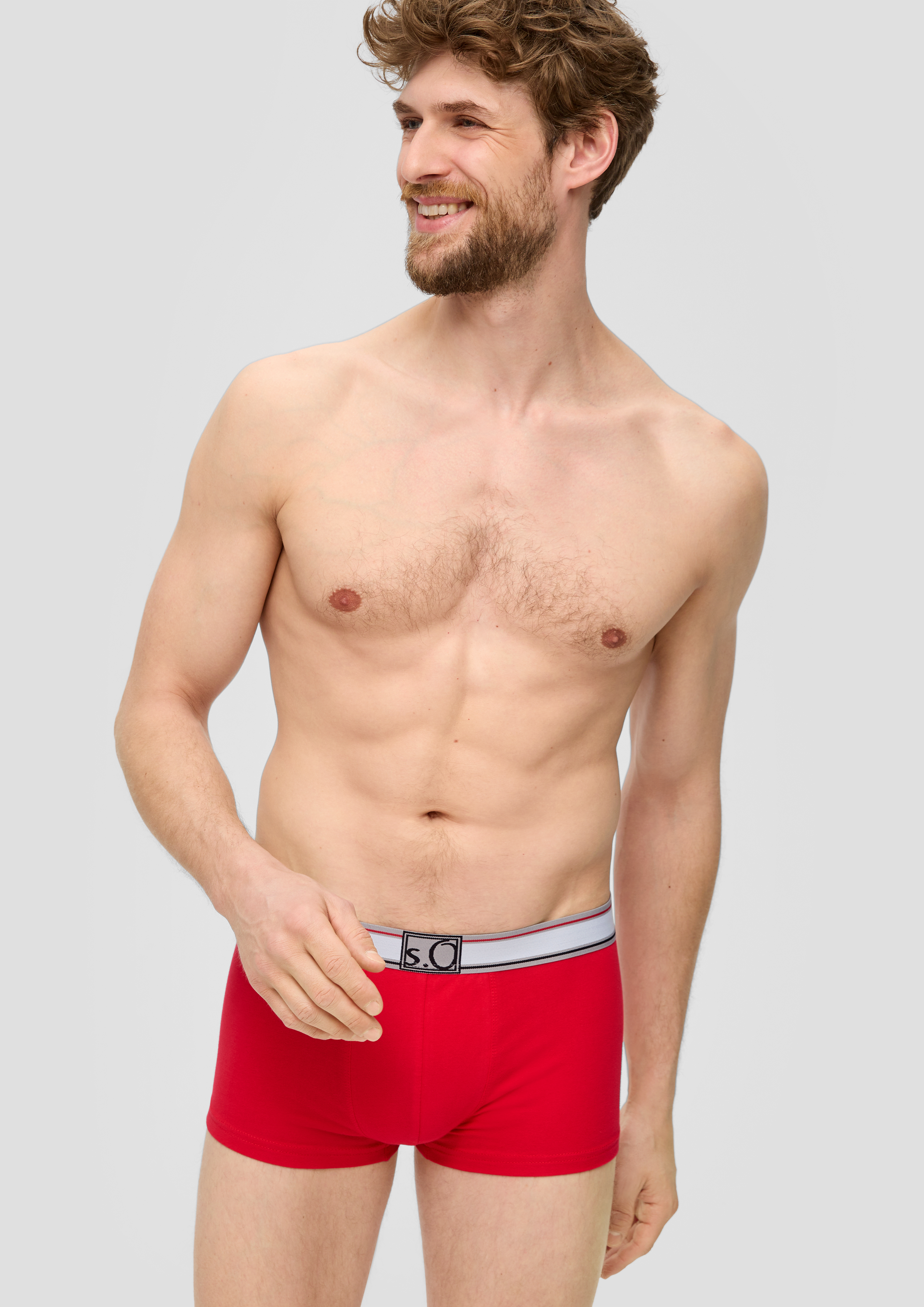 S.Oliver Baumwoll-Boxershorts im 3er-Pack