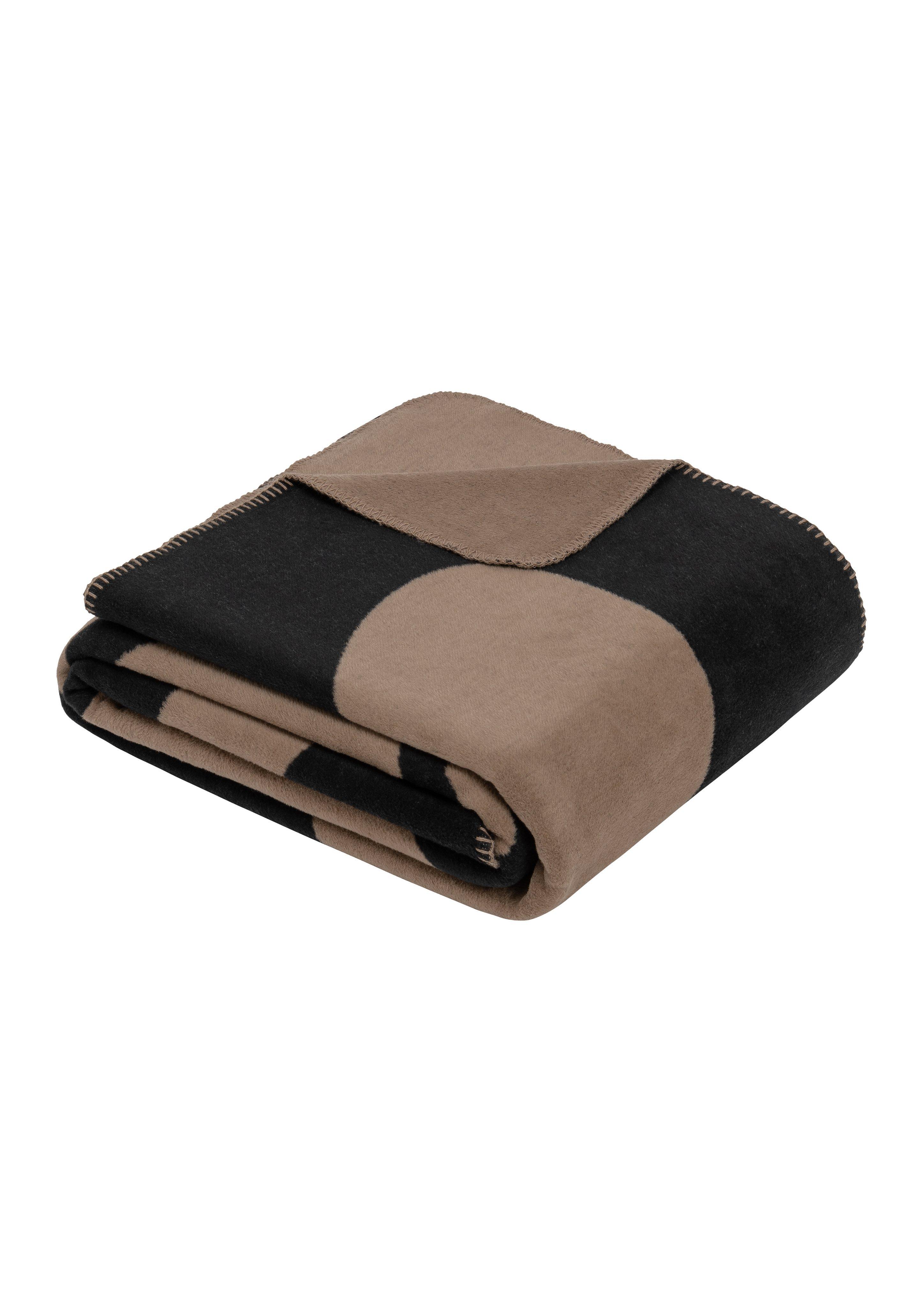 s.Oliver Weiche Decke aus Baumwollmix