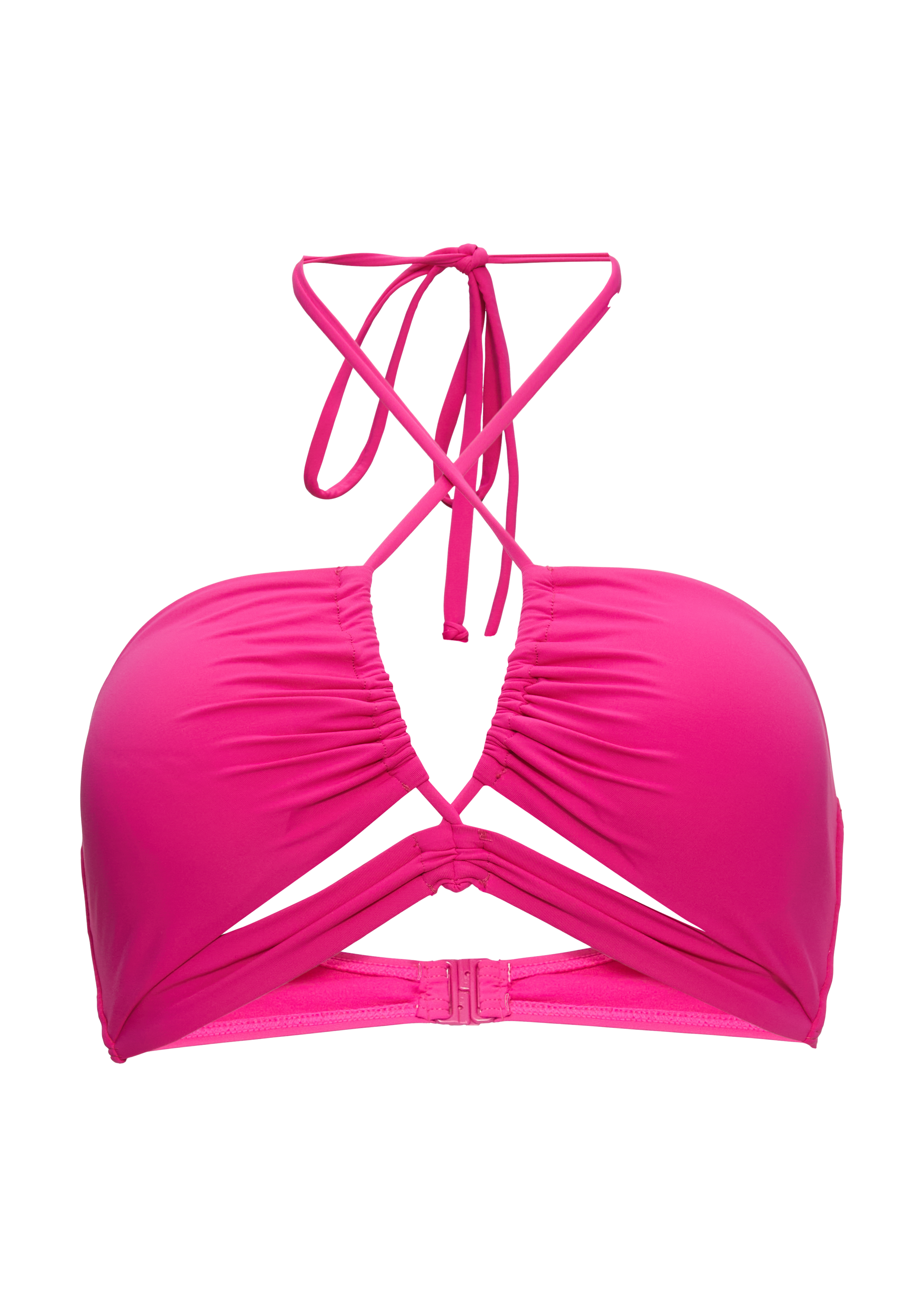 Bandeau-bikinitop met geraffineerde details
